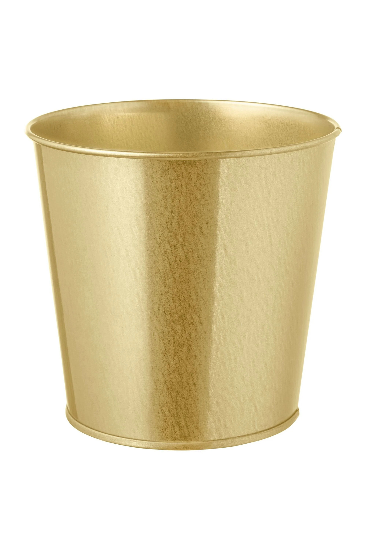 IKEA DAIDAI pirinç rengi 12 cm çelik saksı