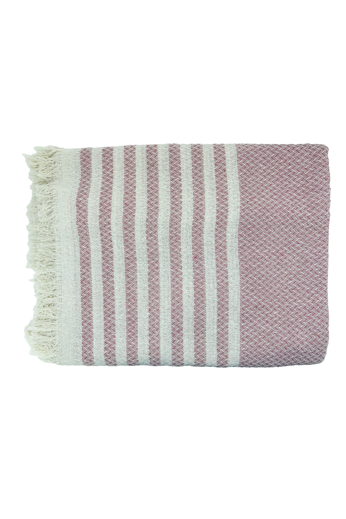 KNITTED PATTERN FRINGED SINGLE QUILTING 170X210
