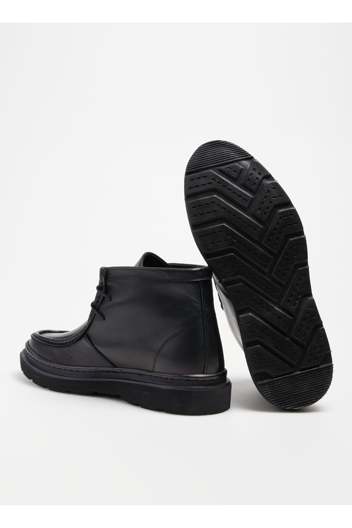 FABRIKA COMFORT-Kriens Men's Black Leather Boots 3