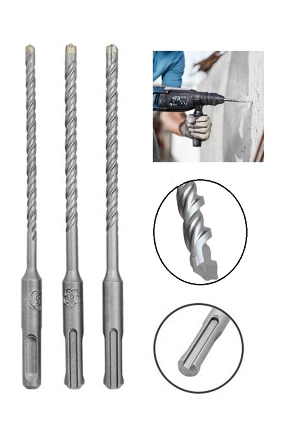 Genel Markalar Kırıcı delici hilti için sds plus elmas uçlu matkap ucu