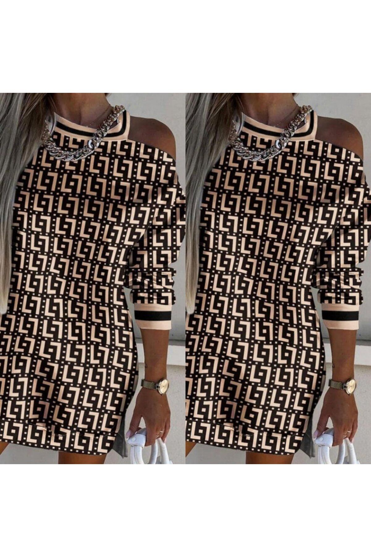 Asl Moda Dress White Standard Trendyol