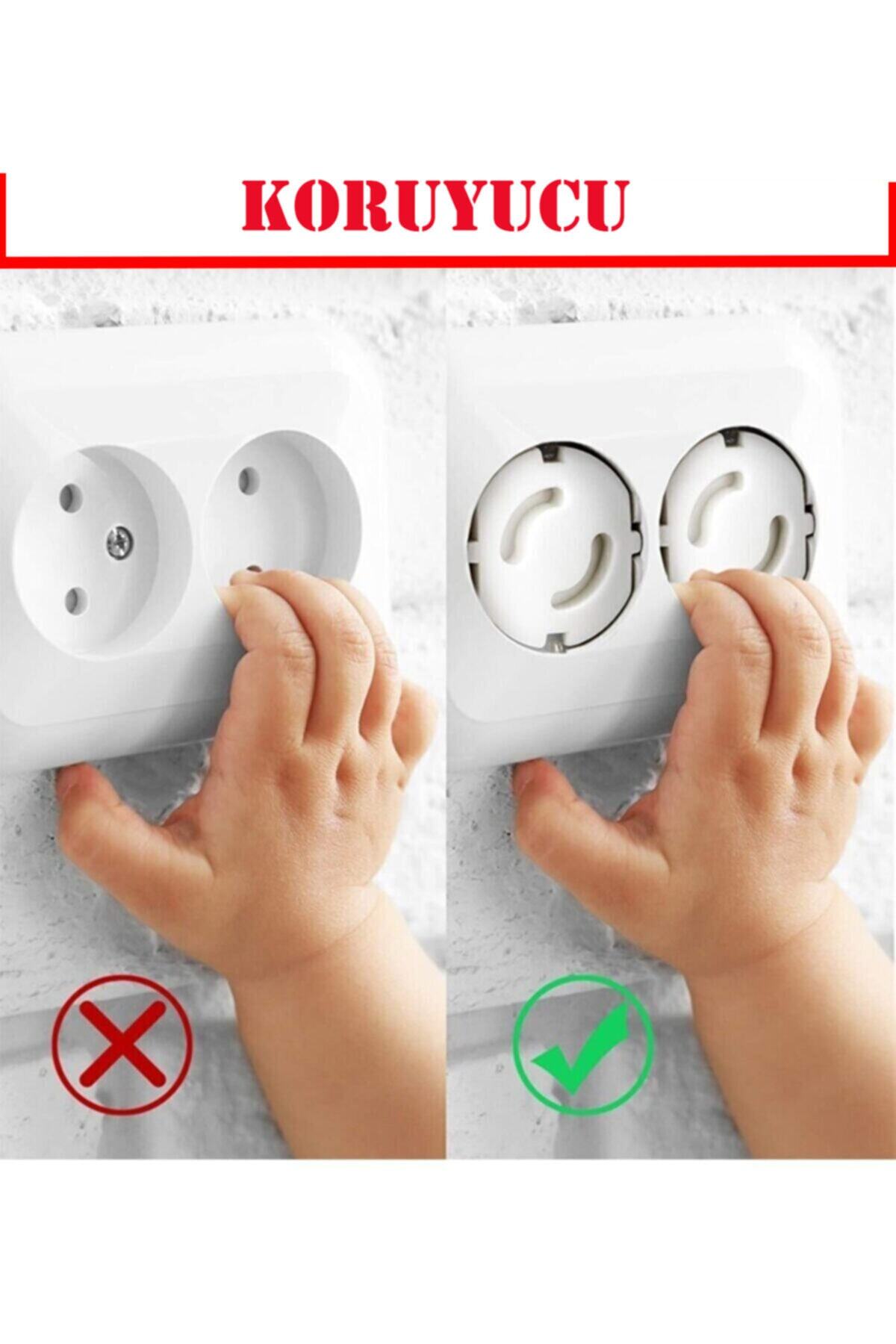 fafatara Bebek Çocuk Priz Emniyet Kapağı 8adet fotoğrafı 3 (önizleme)
