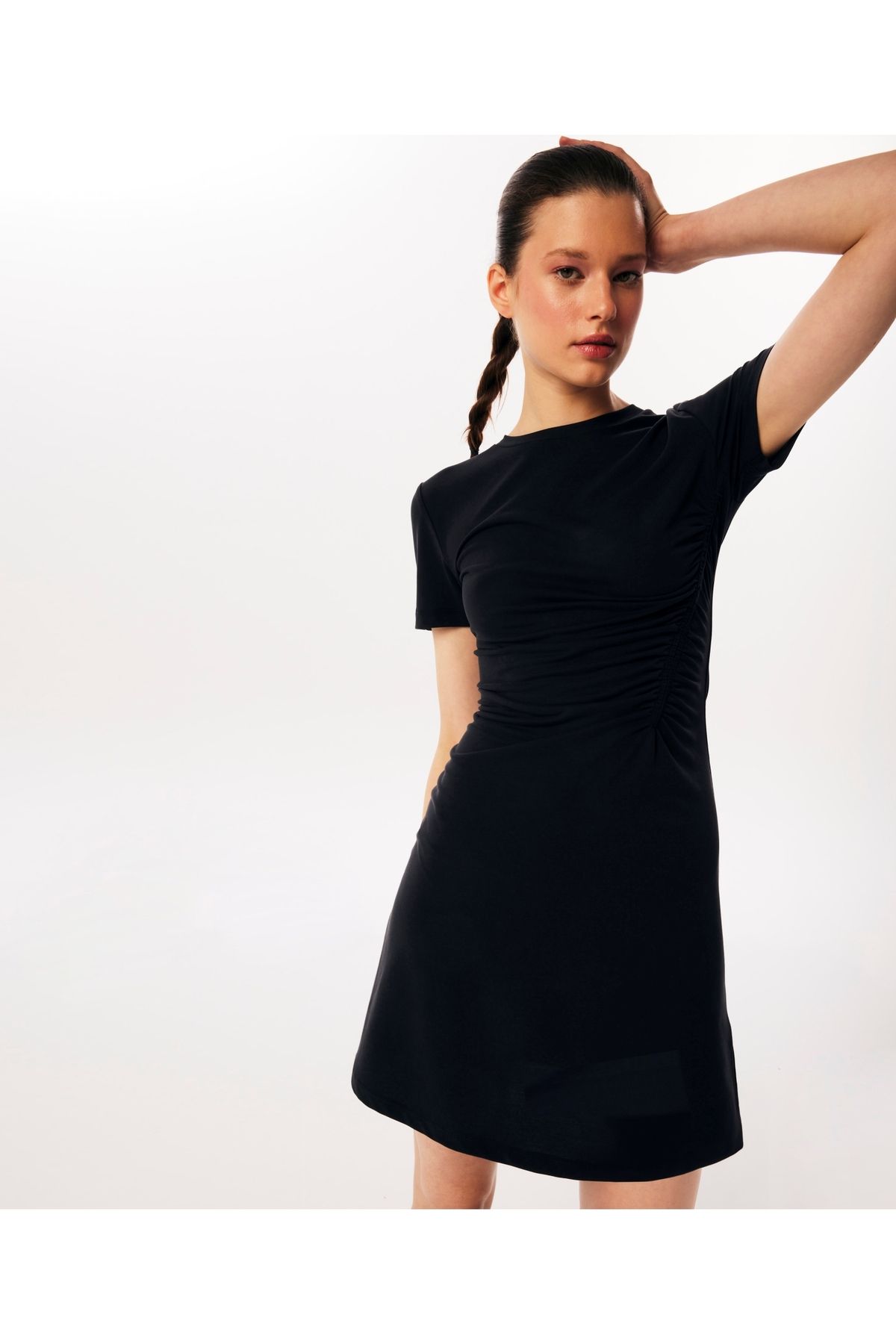 Twist-gesmoktes Kleid 3