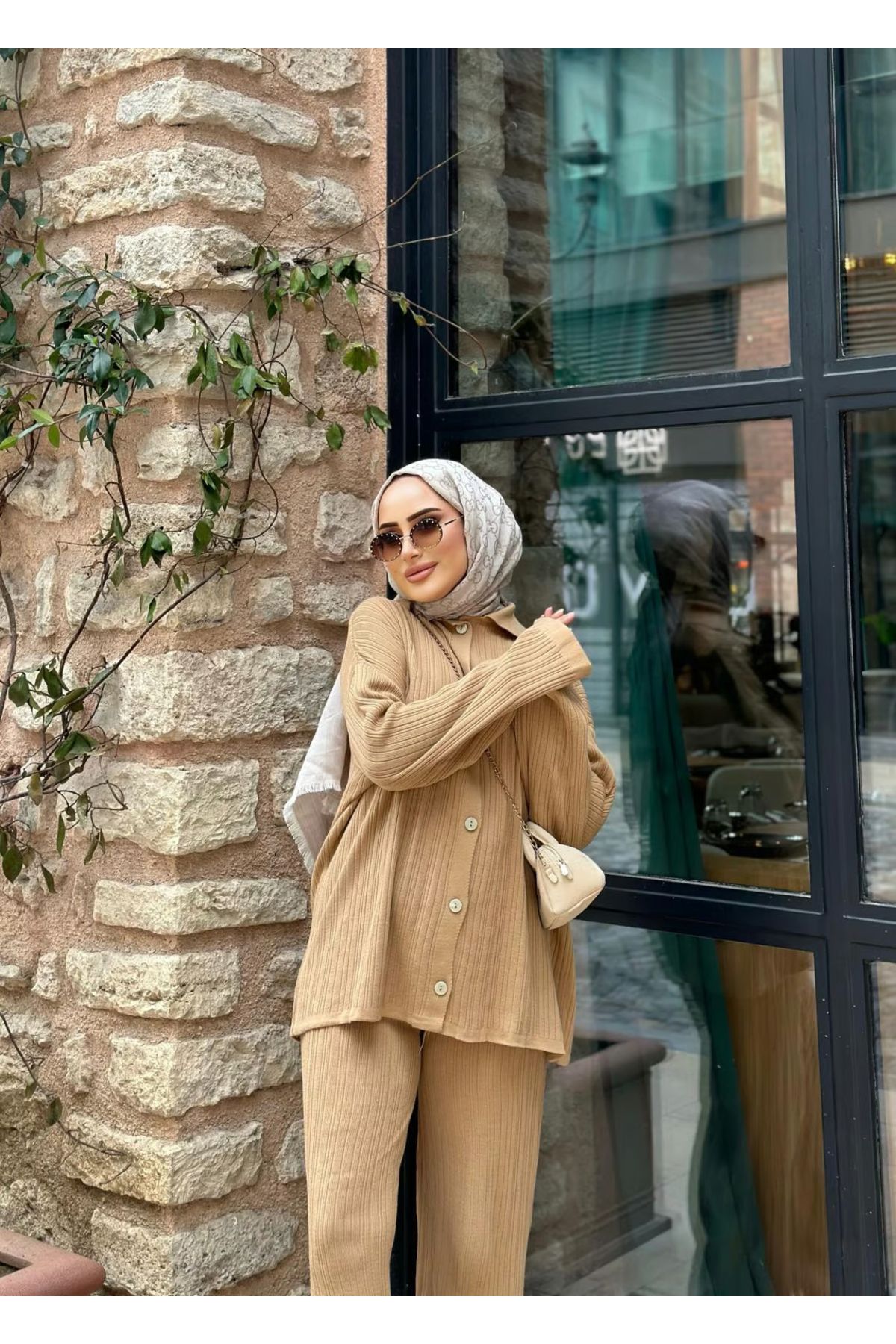 ست بالاپایین پوشیده چند رنگ زنانه SET اورجینال Rimel Moda