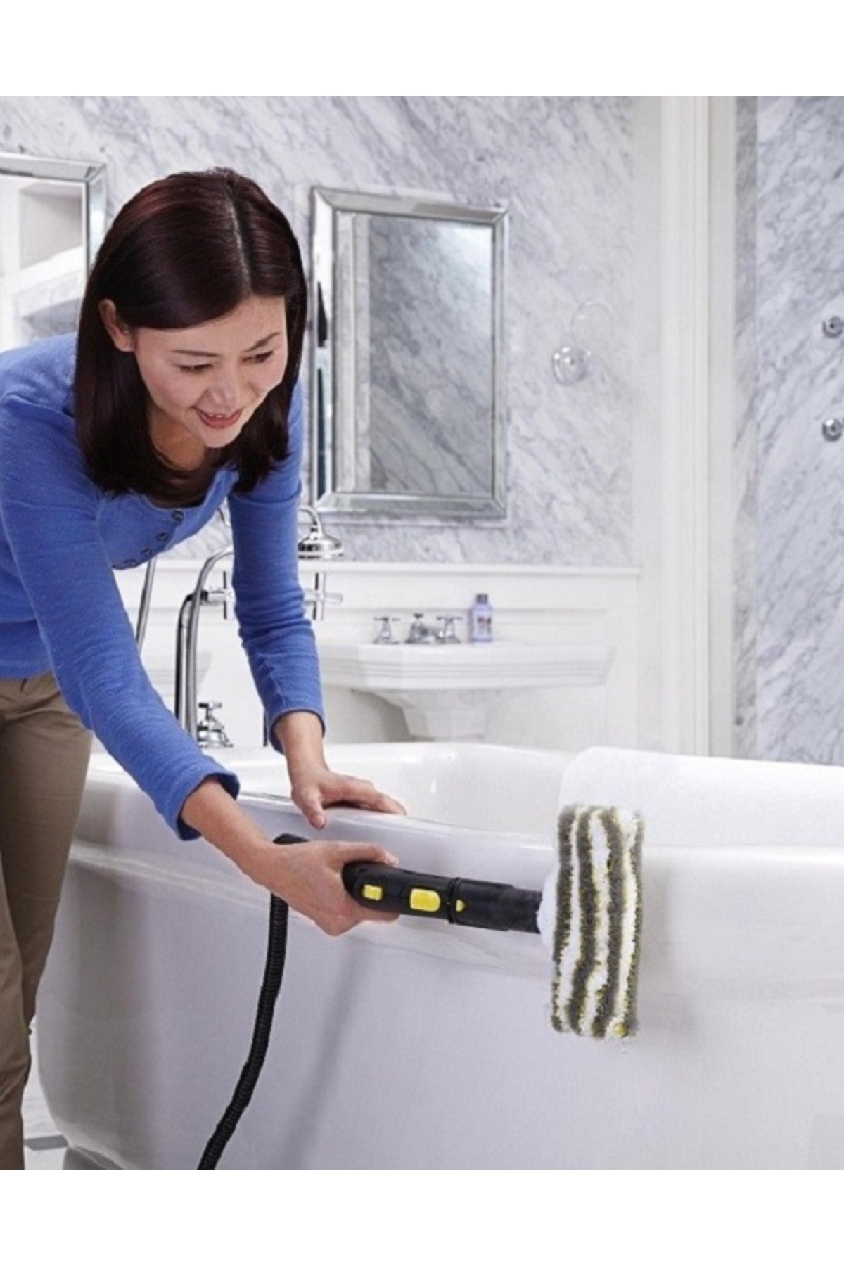 ست Karcher پارچه یدکی حوله تن‌پوش برای دستگاه بخار KST 2 / سازگار با لوازم کف گیر اورجینال - تصویر 7