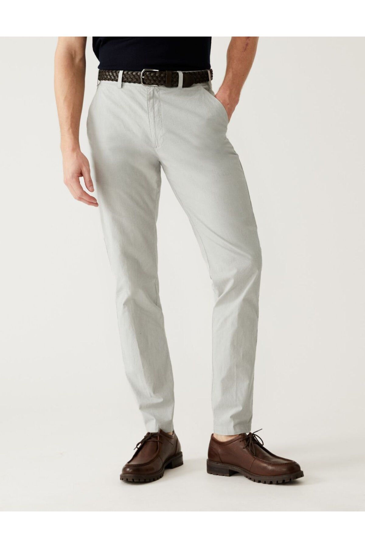 شلوار چینی بافت باریک Marks & Spencer