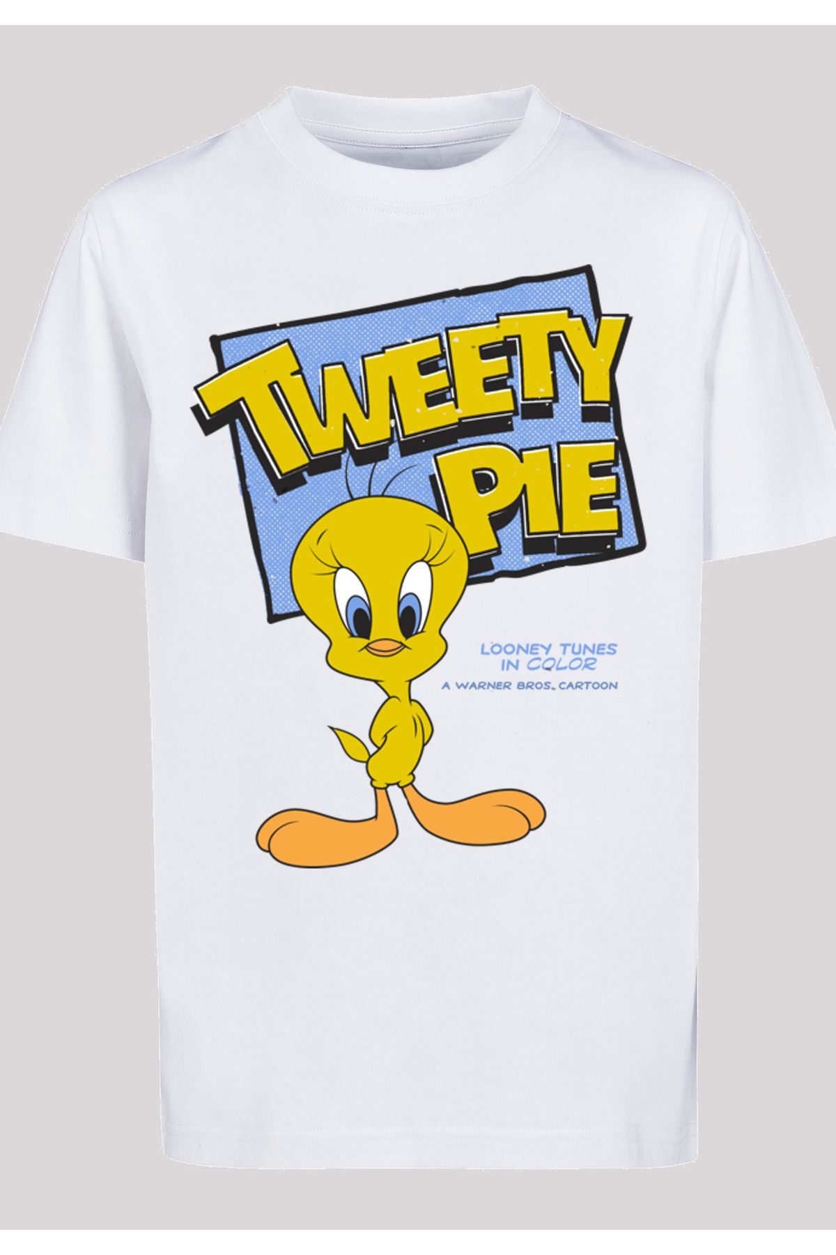 F4NT4STIC Kinder Looney Tunes Classic Tweety Pie -WHT mit Kids Basic T-Shirt  - Trendyol