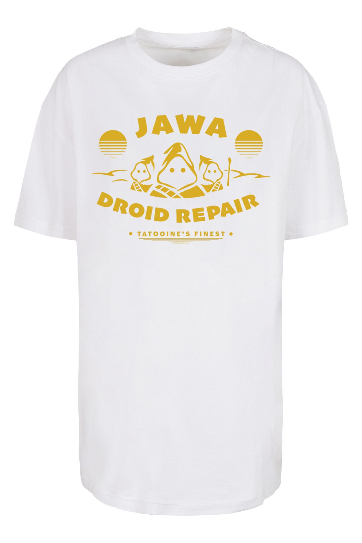 Boyfriend-T-Shirt Damen für - Repair Droid Jawa Damen Wars mit F4NT4STIC Star übergroßem Trendyol