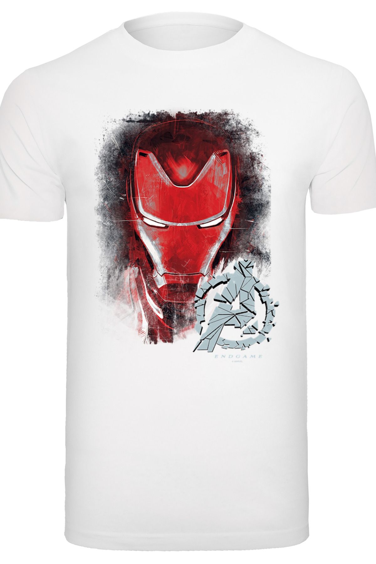 F4NT4STIC Herren Marvel Avengers Man mit Brushed Rundhalsausschnitt Endgame Trendyol Iron T-Shirt 