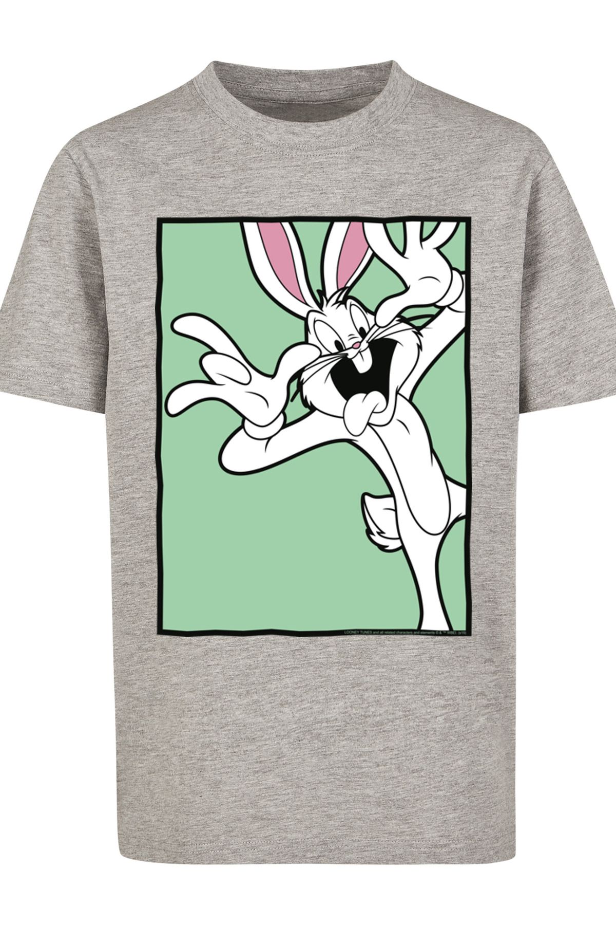 Kinder Trendyol Looney F4NT4STIC T- Kids Bugs - Tunes Face-WHT Funny Shirt Bunny Basic mit