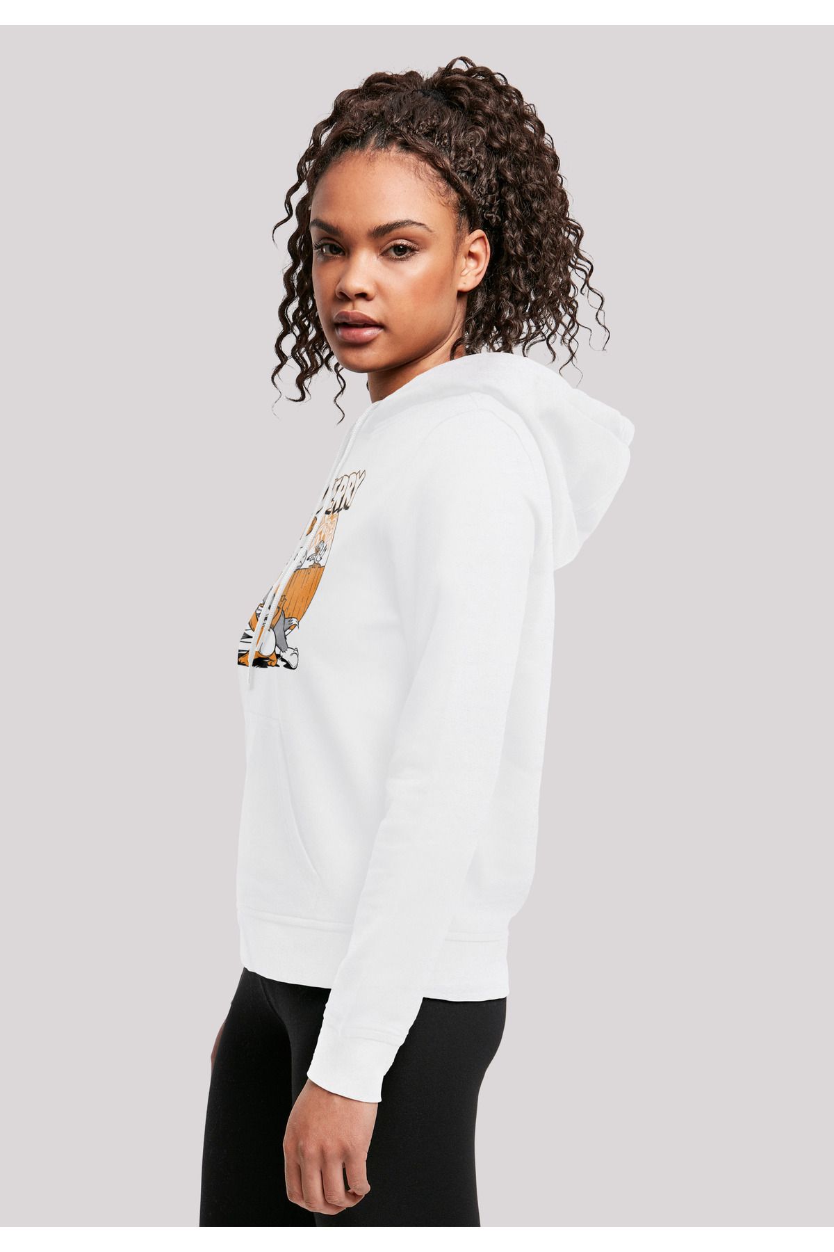 F4NT4STIC-Damen Tom und Jerry spielen Baseball mit Ladies Basic Hoody 7