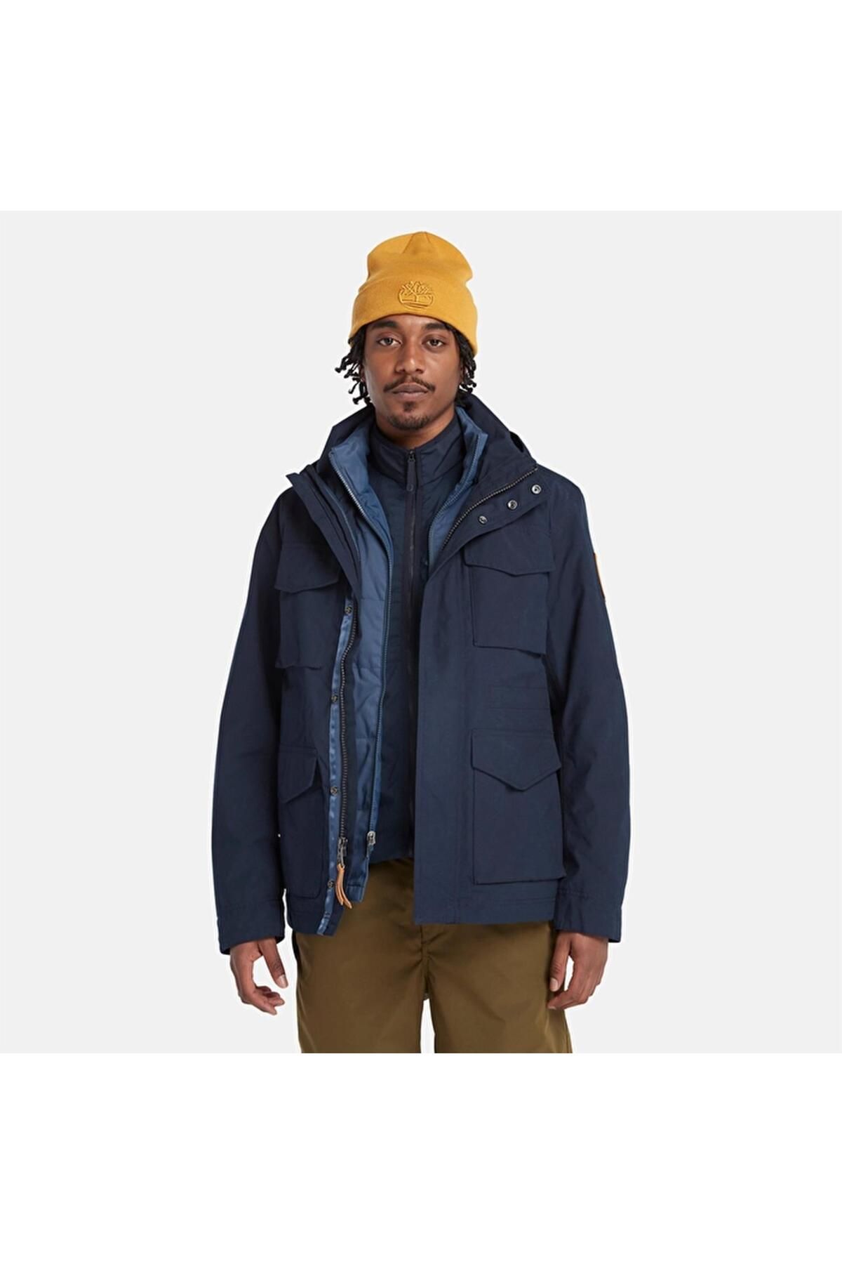 Timberland sale navy jacket