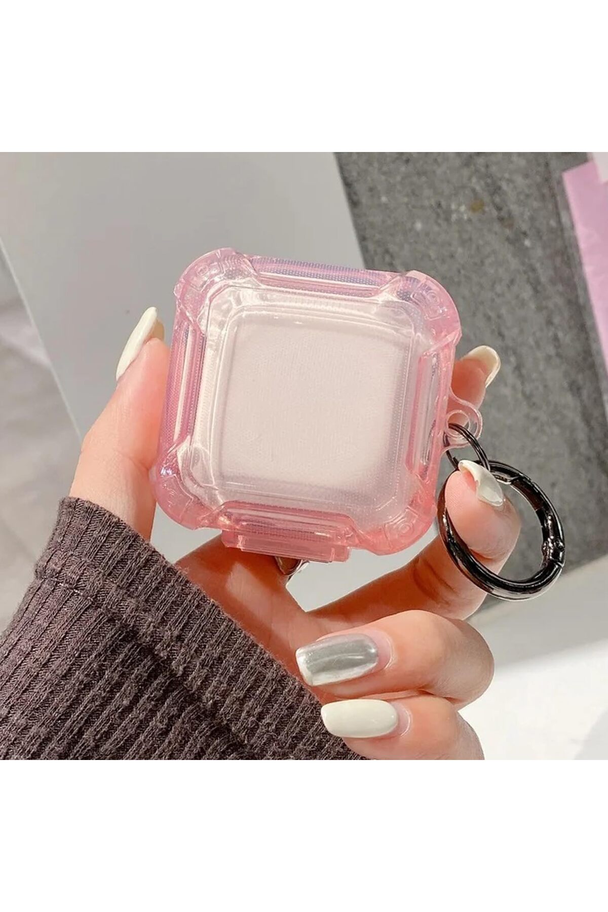 Compatible with Galaxy Buds 2 Transparent Transparent Color Forever Hook Hard Protection Protects from Dust and Dirt