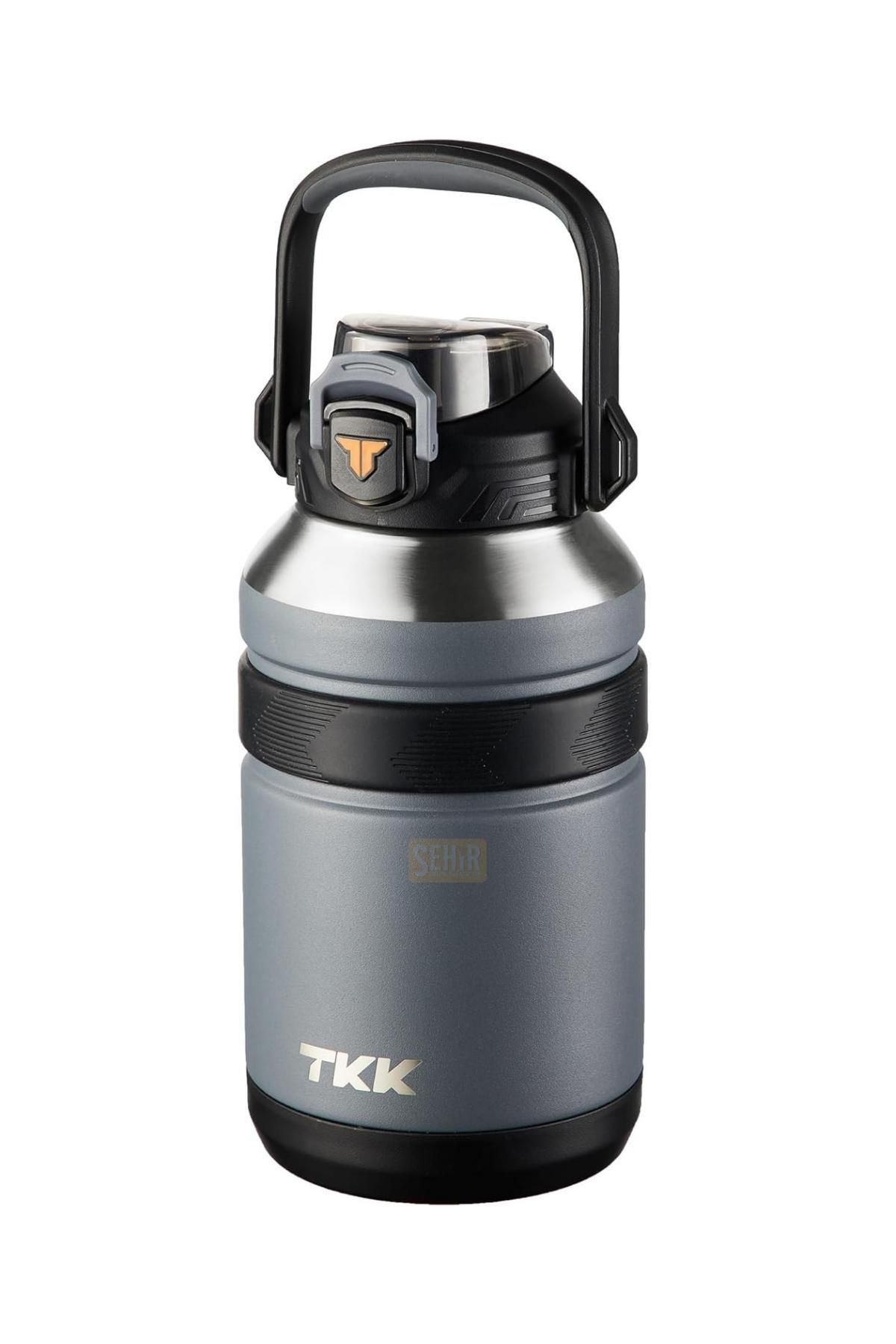 فلاسک مشکی TKK مجموعه جدید اندازه بزرگ 1000ml pipetli Vagonlife