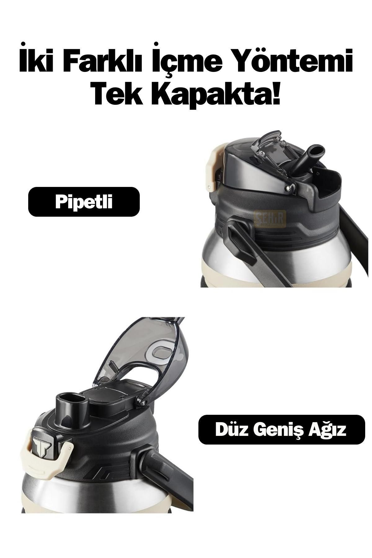 فلاسک نود TKK مجموعه جدید اندازه بزرگ 1000ml pipetli Vagonlife