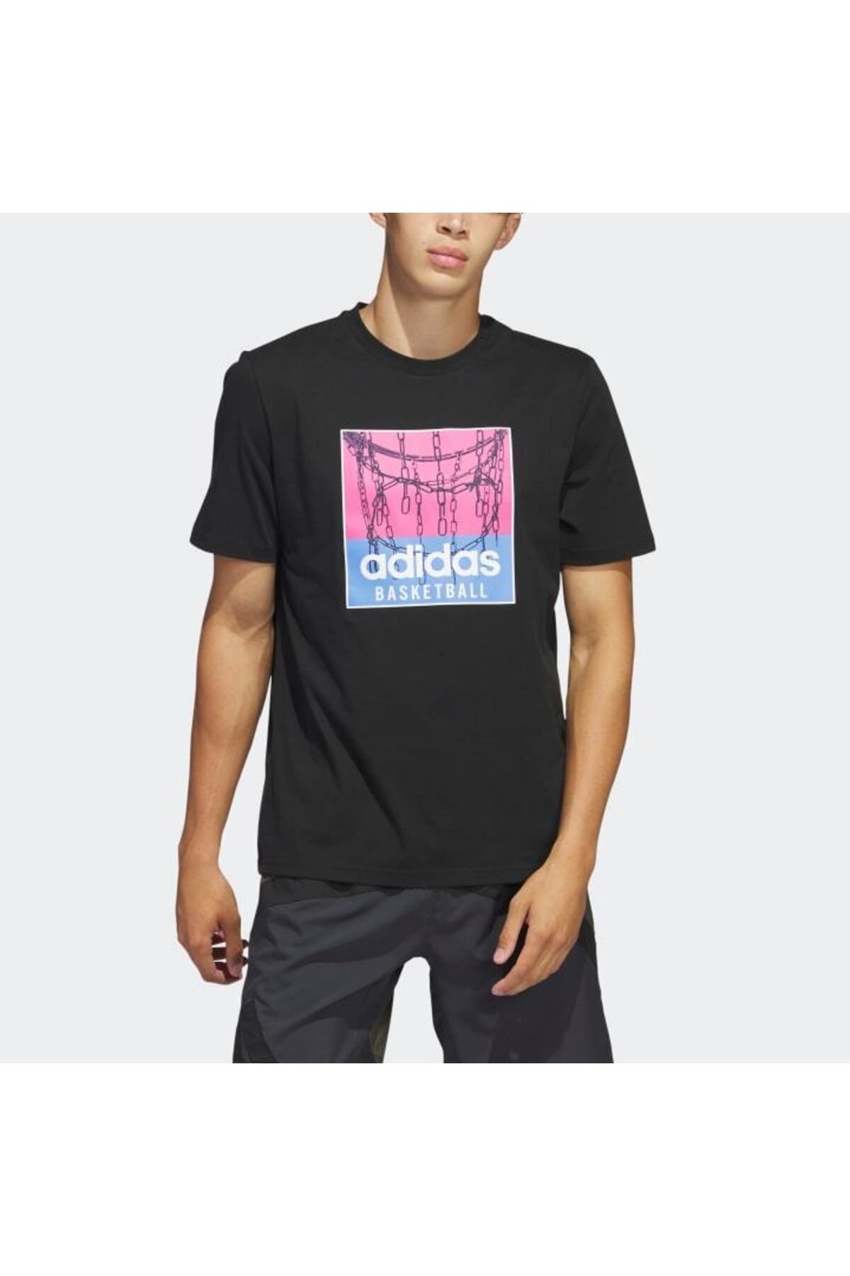 adidas Men s Basketball T Shirt Cha n Net G T Ic1862 Trendyol