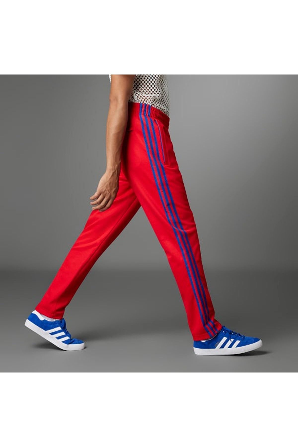 Red and blue track pants online