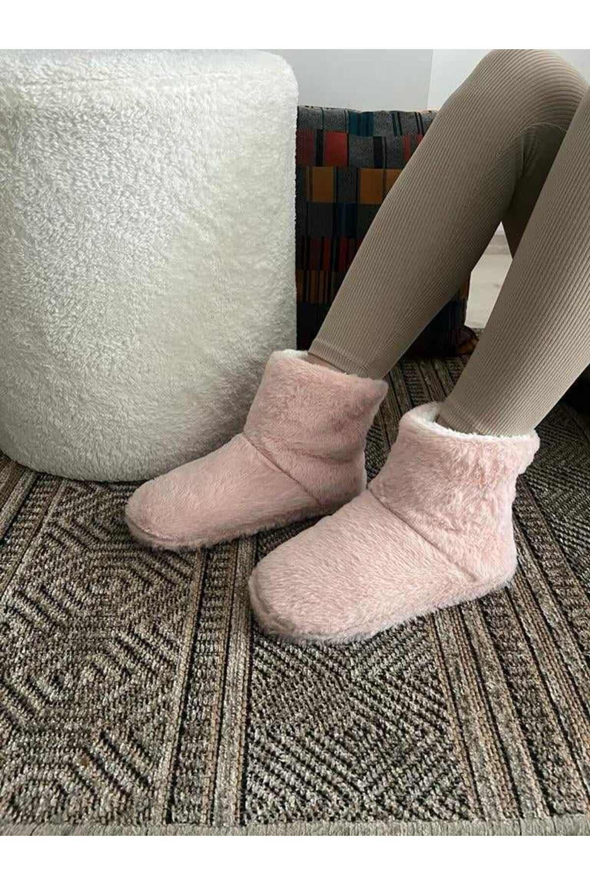 Behtah Kundura Women s Fluffy Wool Slippers Winter House Boots