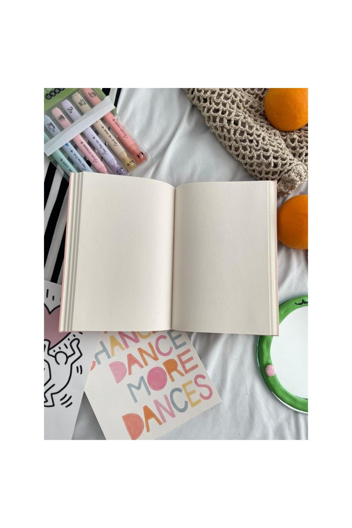 Rota Hediyelik-Dobarlan Bıragma Gendini Design Unlined Rubberized Notebook 3