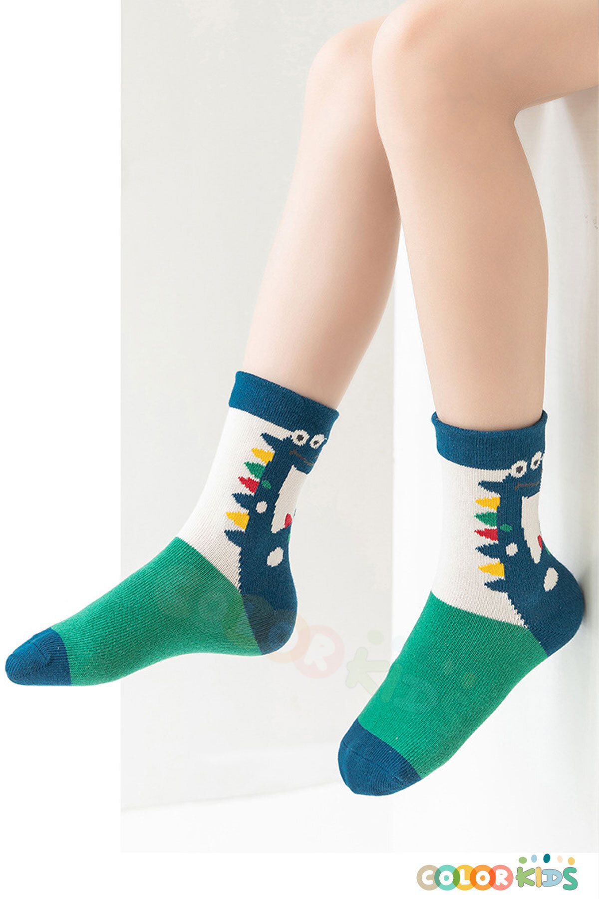 Color Socks 5 Çift Dinozor Çocuk Çorap Seti (Comfort Kids) fotoğrafı 5 (önizleme)