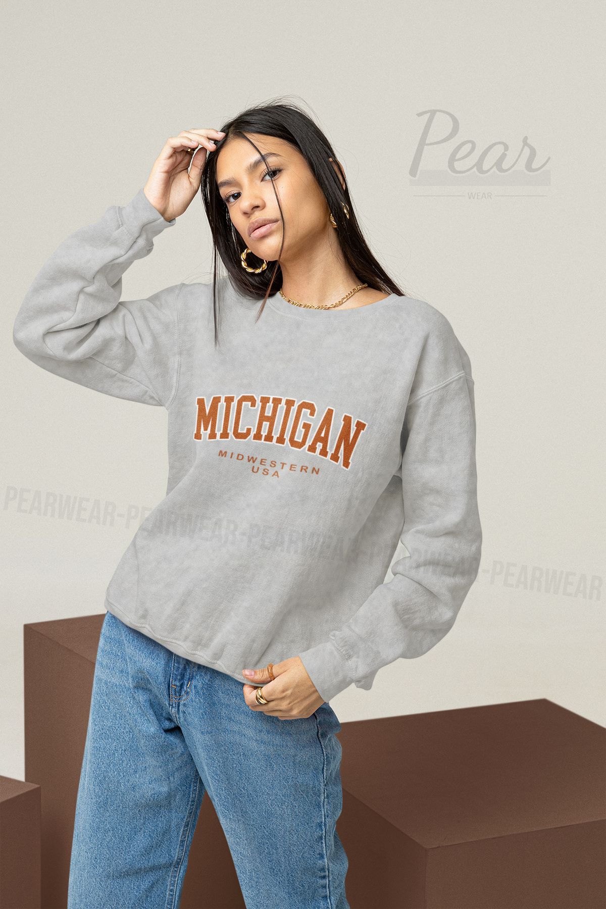 Michigan online sweatshirt womens