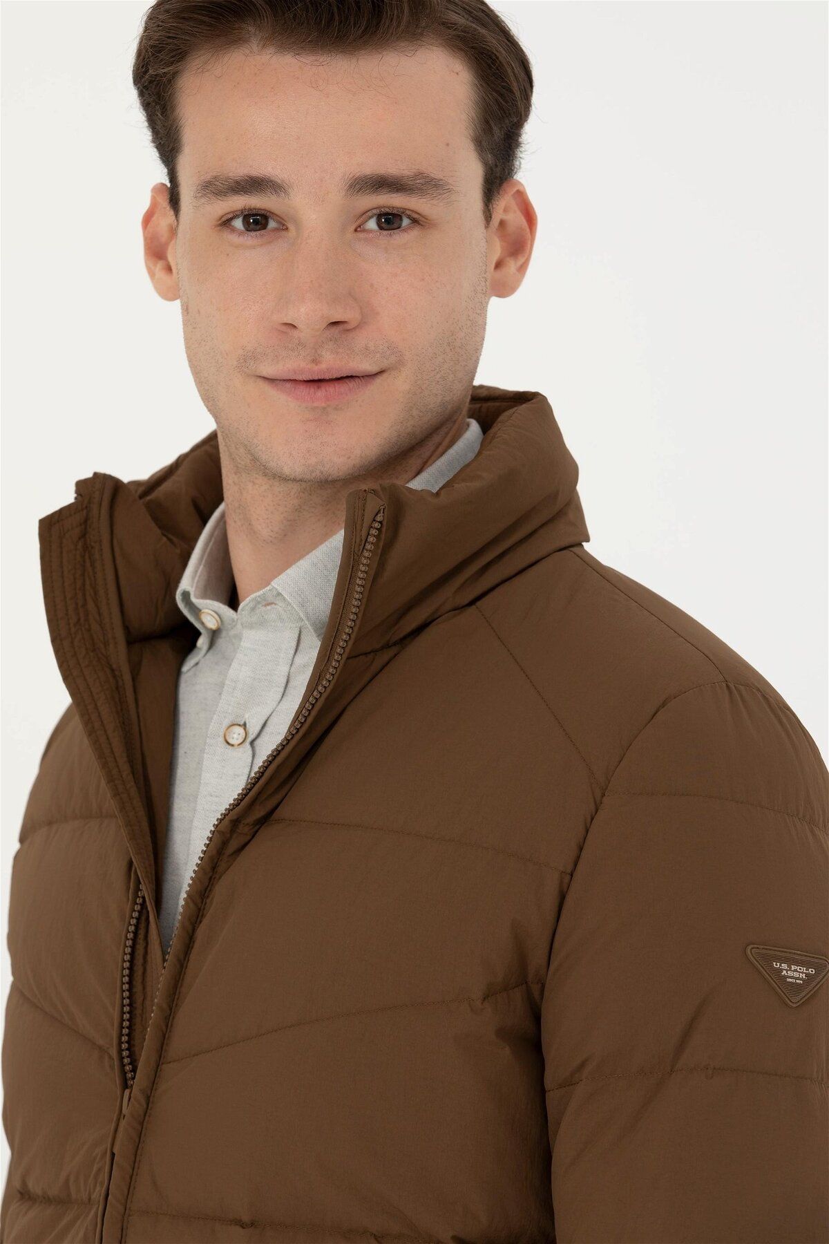 Polo jacket khaki new arrivals