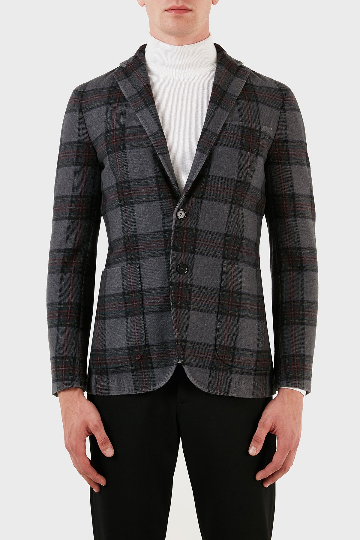 Plaid shop sports jacket