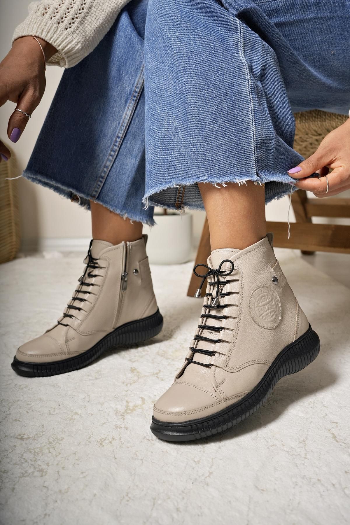 Tavie leather combat boot hotsell