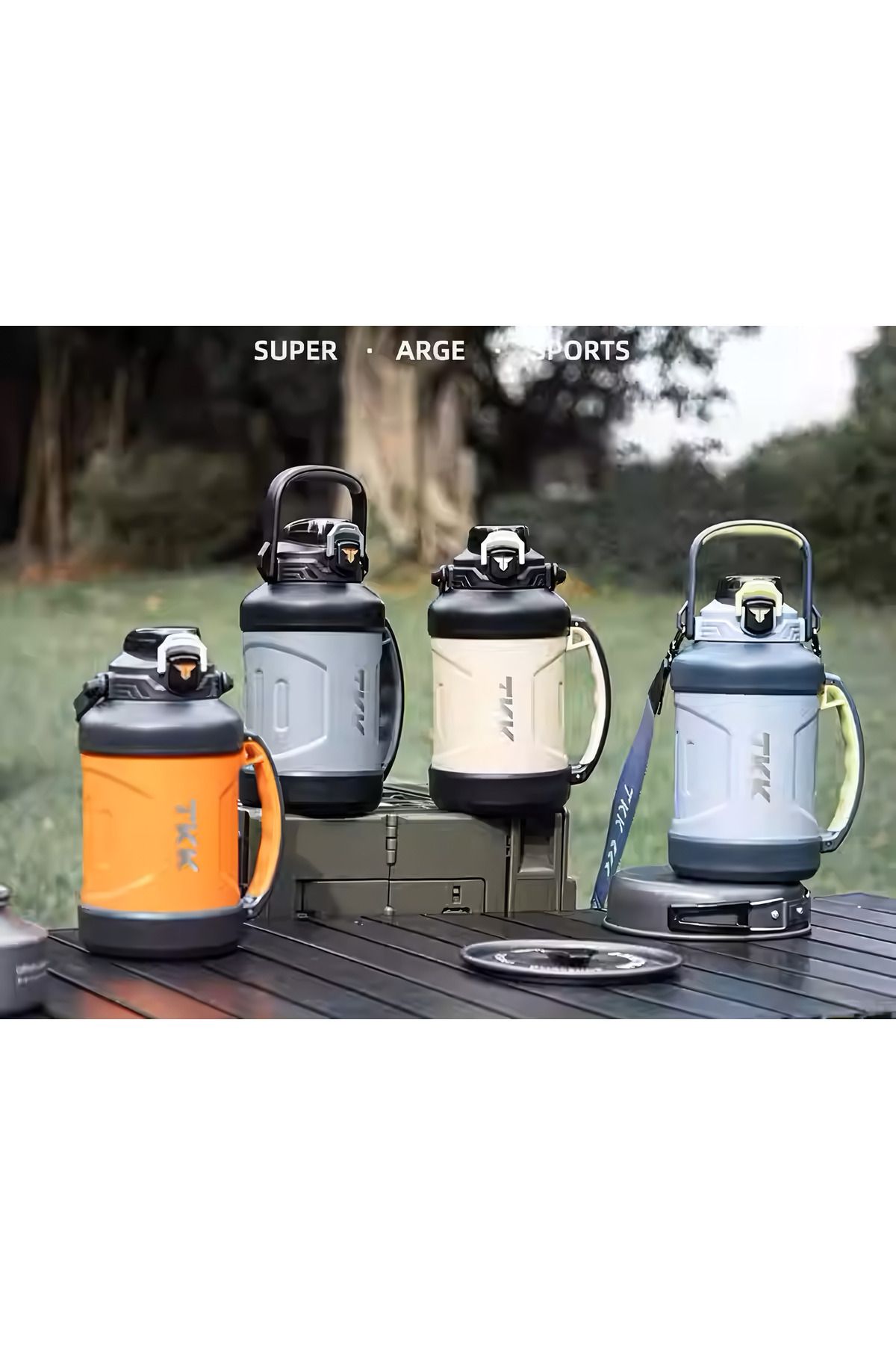 فلاسک نود 1650ml SUS 316 ترموس استیل ضدزنگ با ظرفیت بزرگ طناب قابل حمل T2028 TKK
