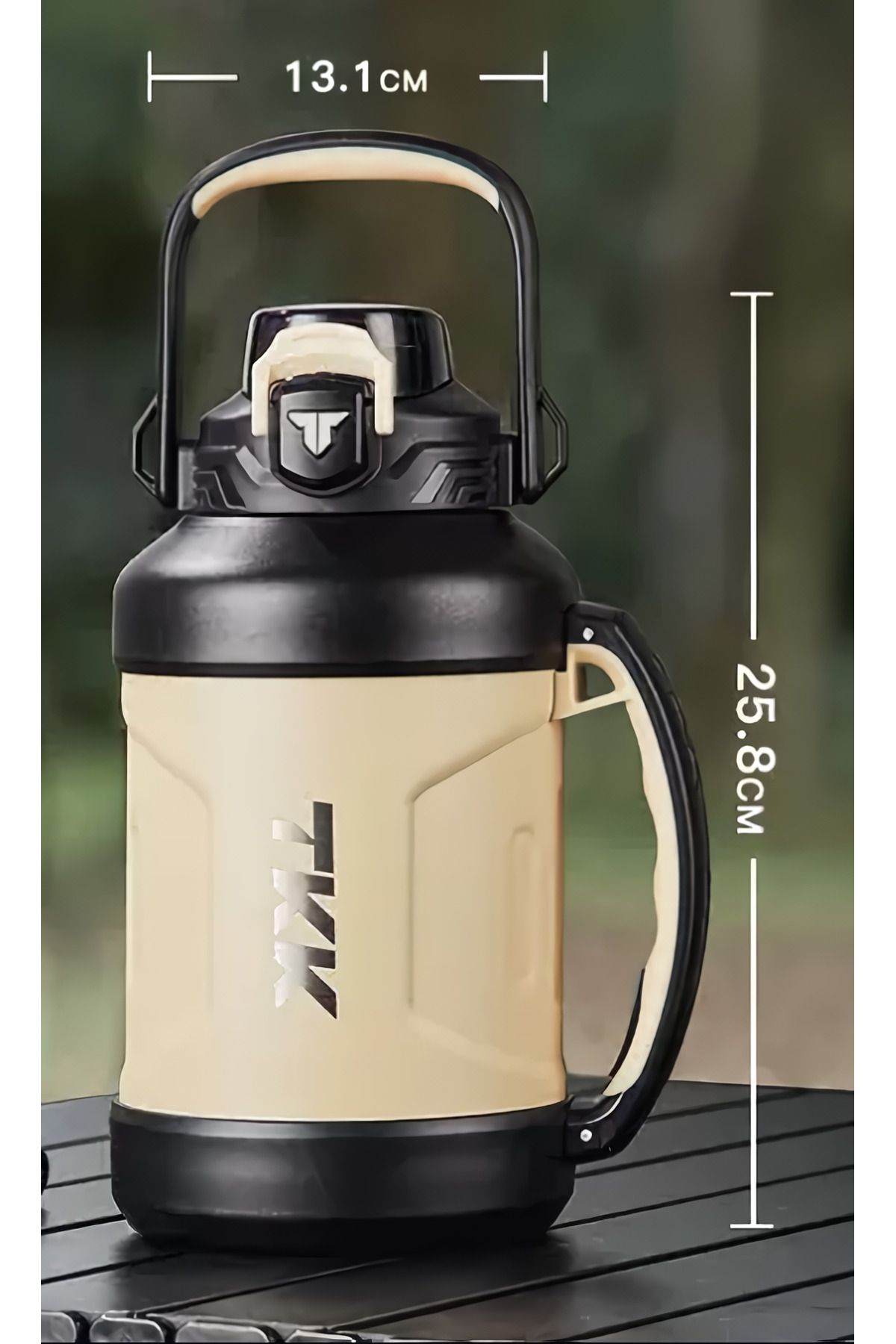 فلاسک نود 1650ml SUS 316 ترموس استیل ضدزنگ با ظرفیت بزرگ طناب قابل حمل T2028 TKK