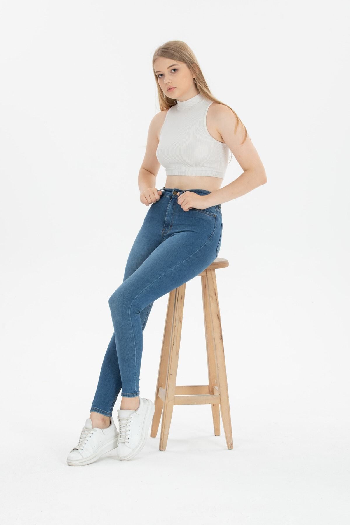 High waisted tight trousers cheap