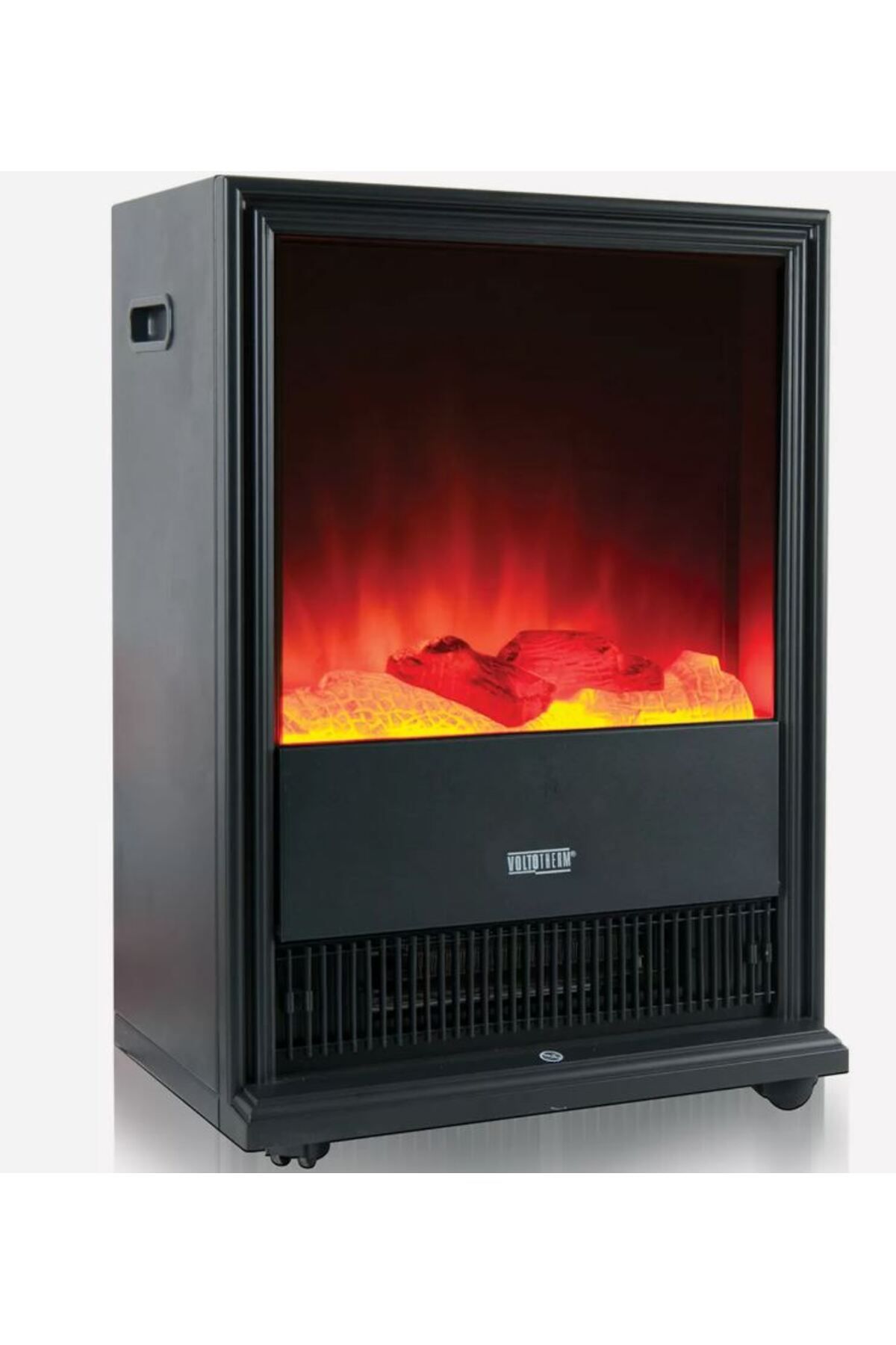 Voltotherm-2000W Rectangular Pedestal Decorative Fireplace 1