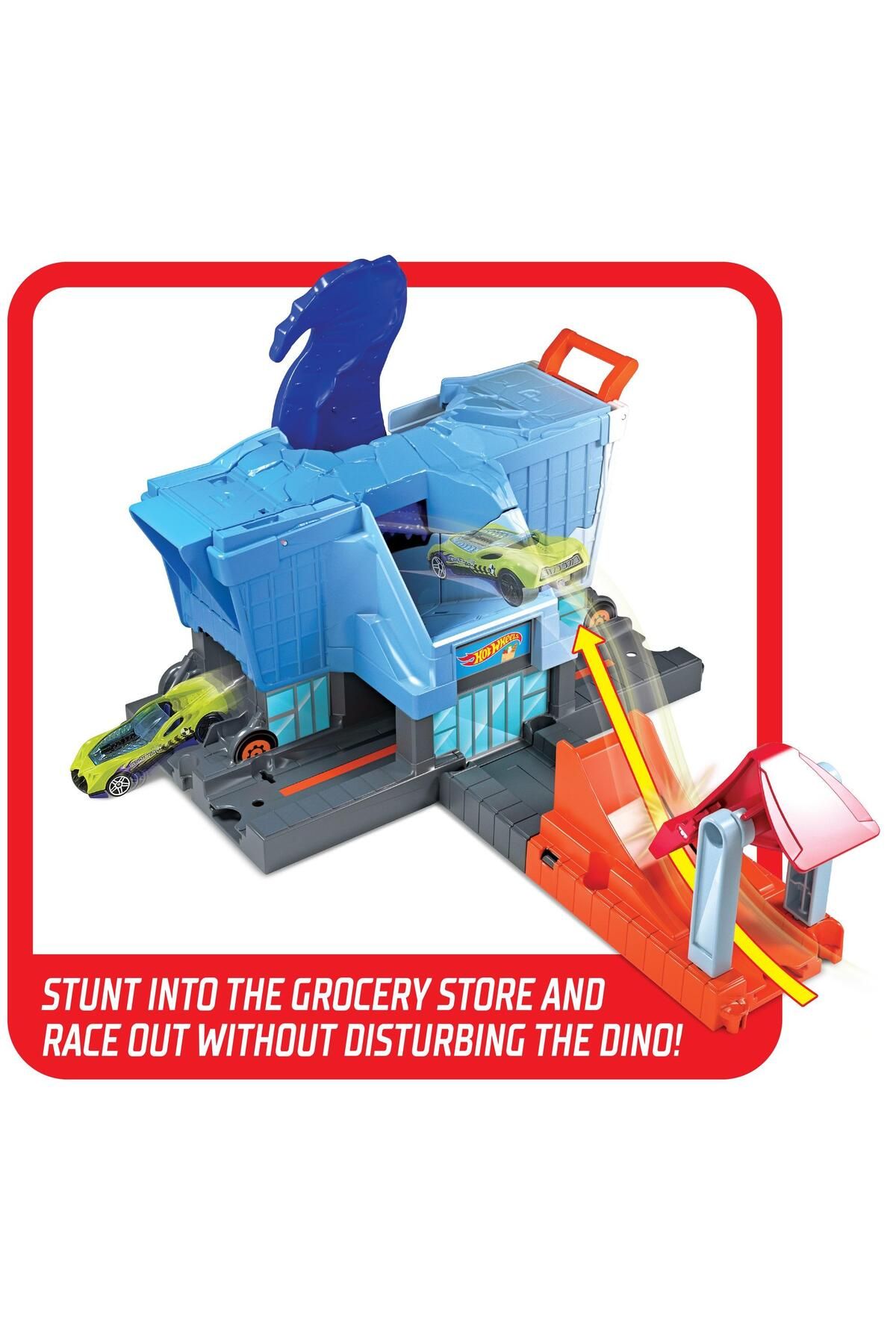HOT WHEELS ehirde Yarat k Maceras Oyun Seti T rex Gizli