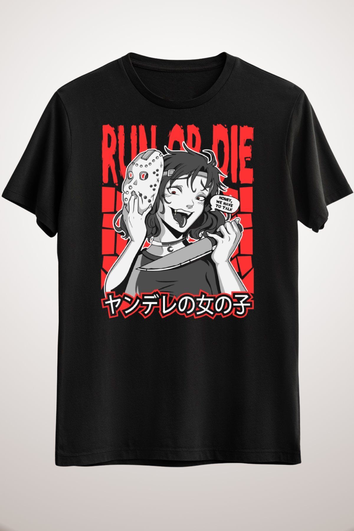 geative-Unisex Black Ecchi Yandere Girl Lewd Waifu Anime For Hentai Otaku 1