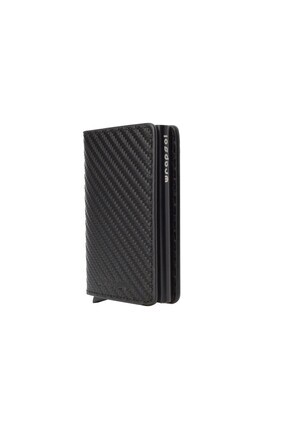 Wrapsol Mekanizmalı Cüzdan Akıllı Kartlık Book Karbon