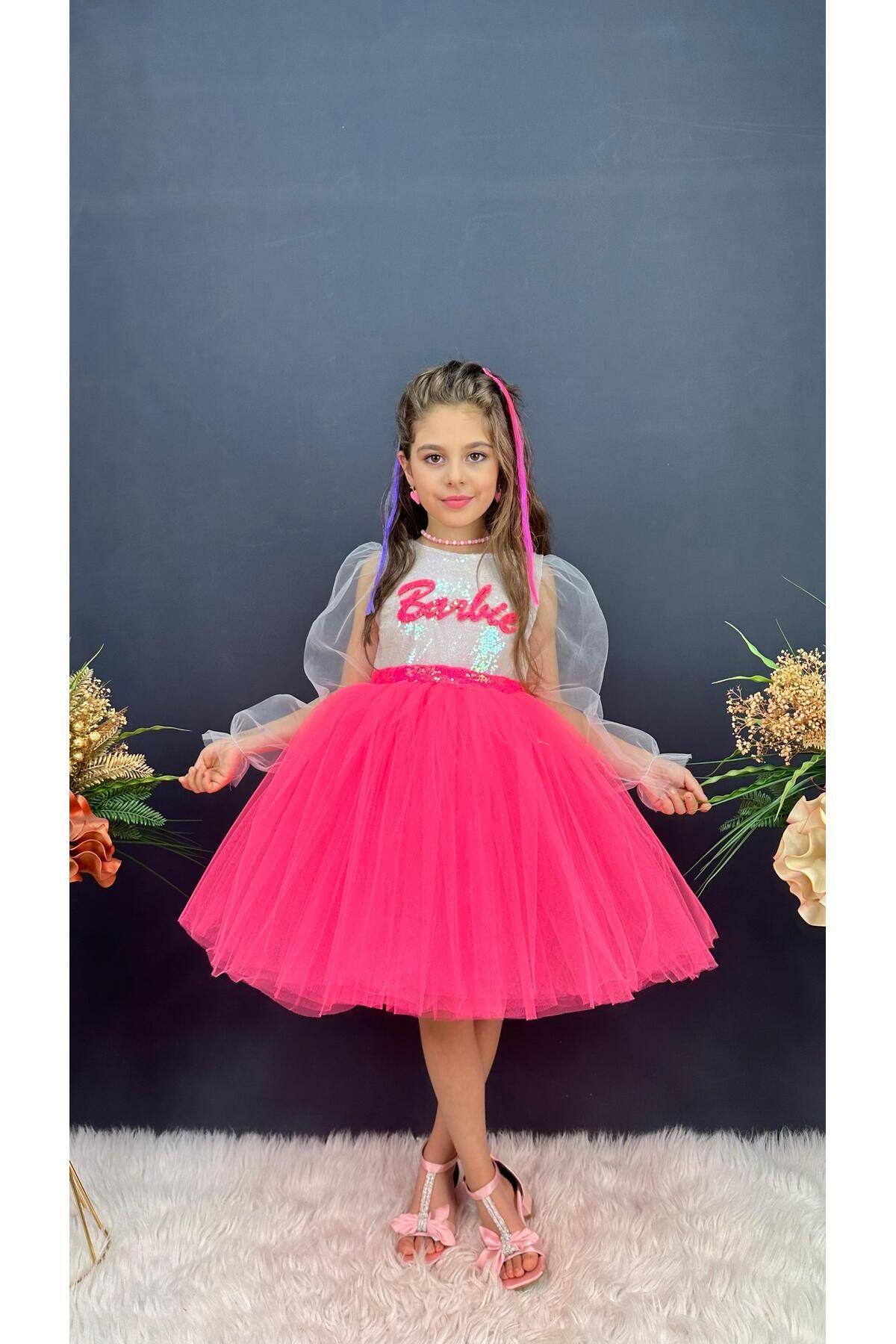Pink midi deals prom dress
