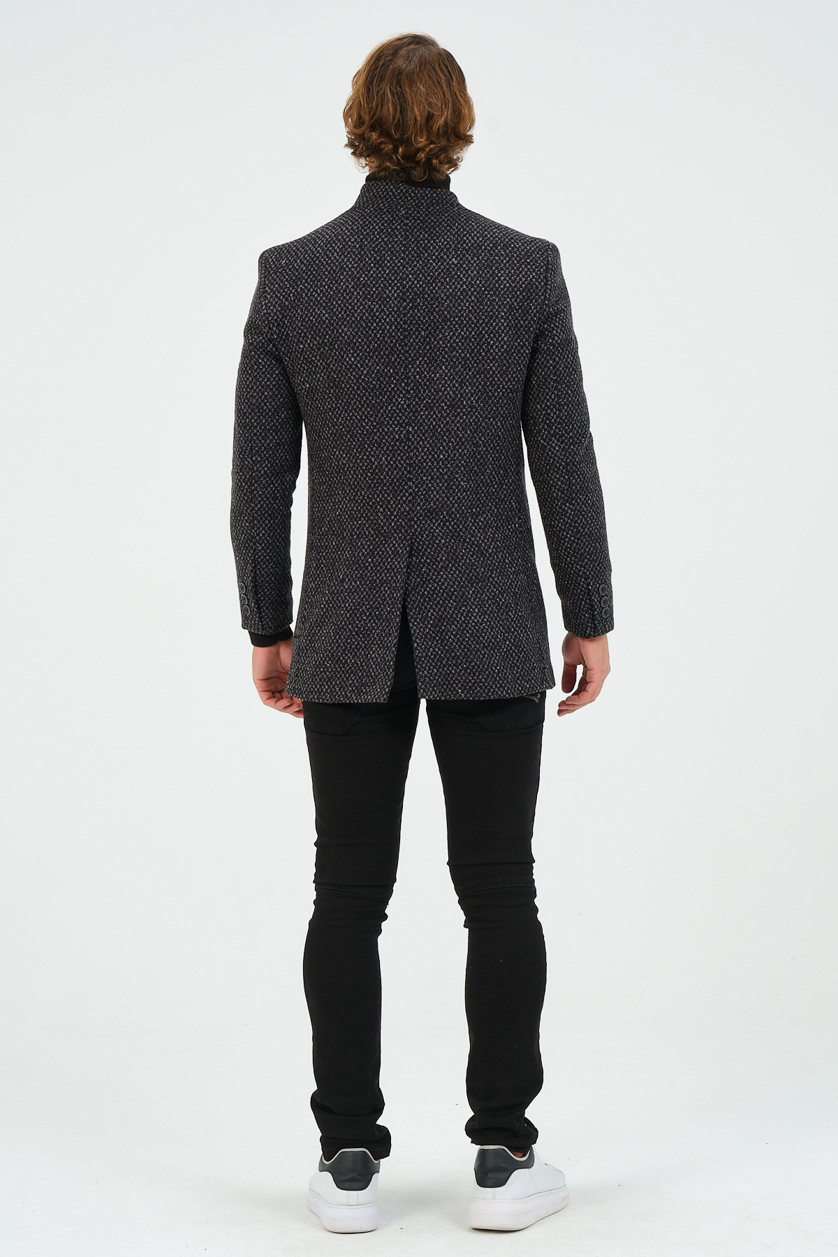 VALUE  Antrasit Erkek Slim Fit Regular Kaşe , Ceket, - Görsel 7