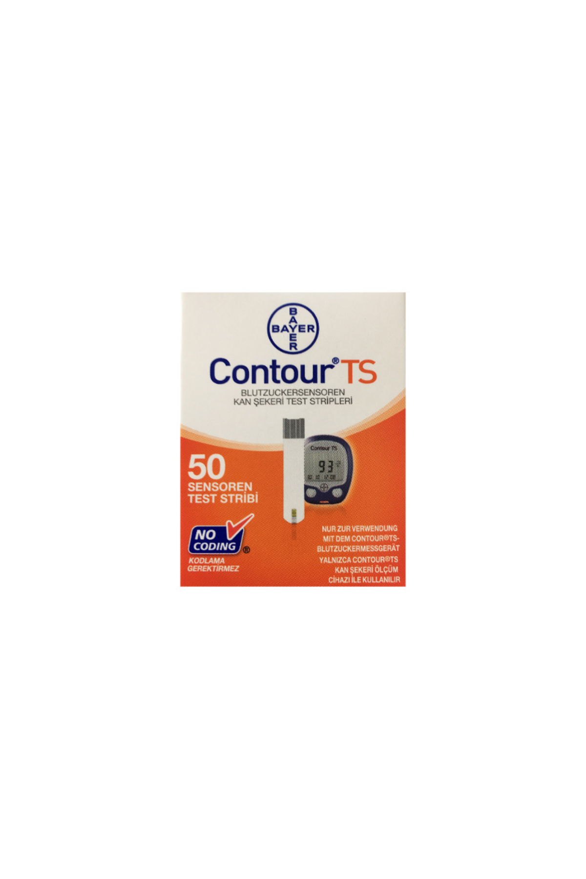 Kan Şekeri (Glikoz) Test Stribi Bayer Contour Ts 50li 3