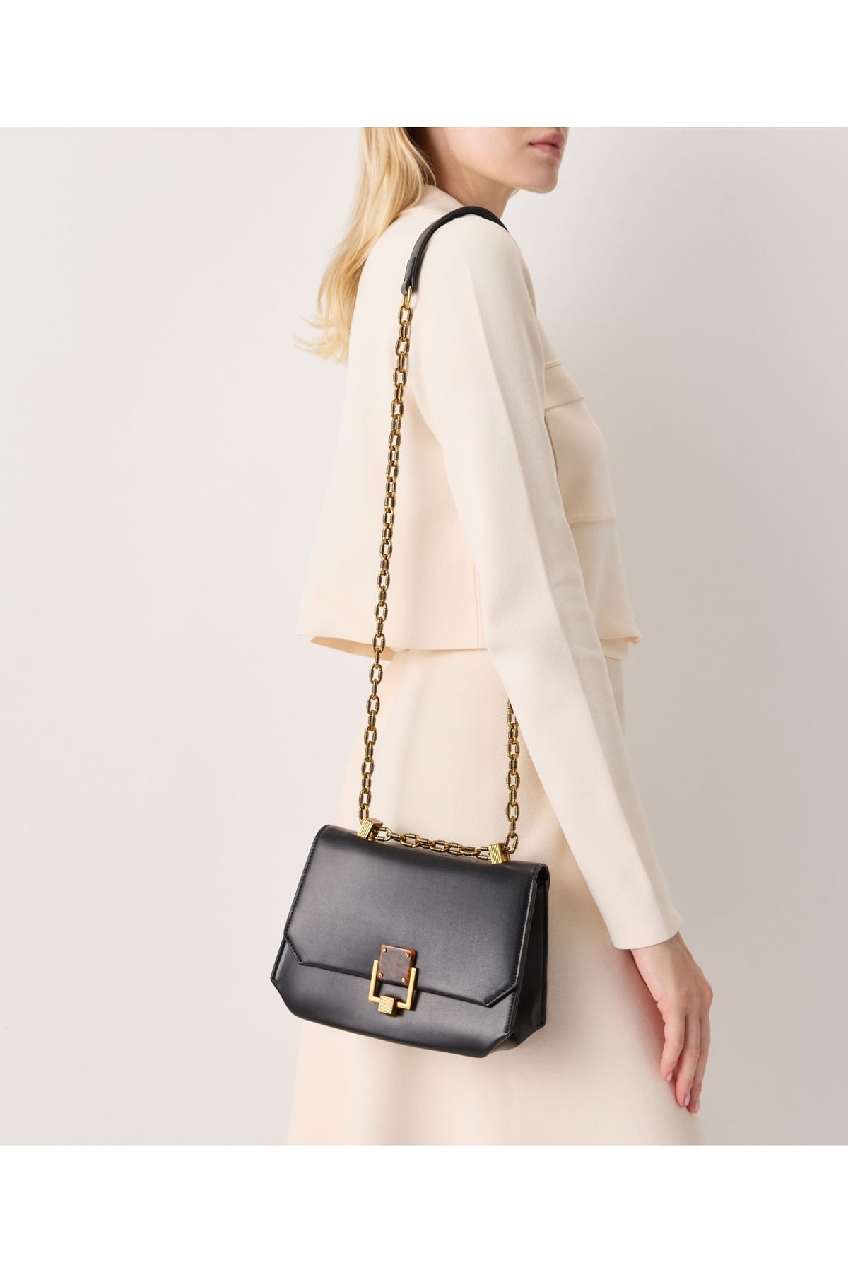 Chain handle hotsell geometric crossbody bag