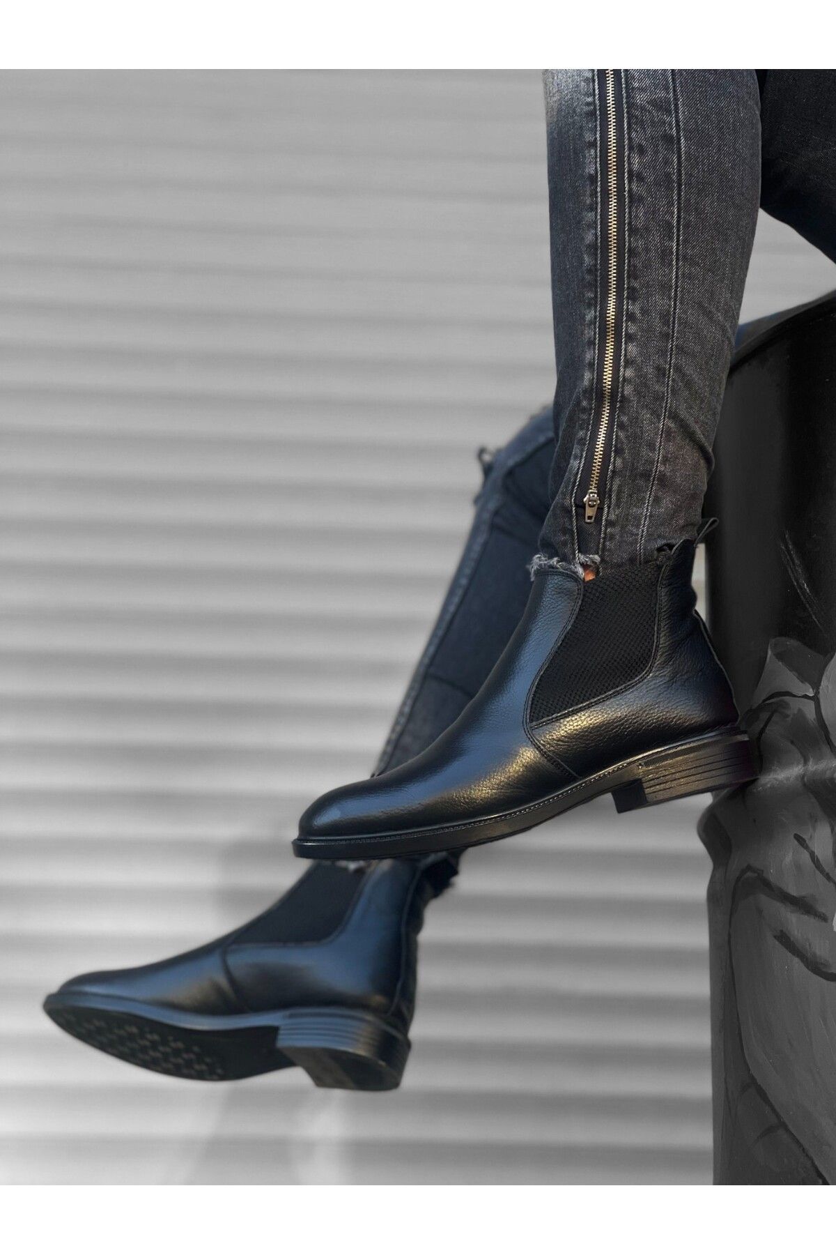 Laceless boots deals mens