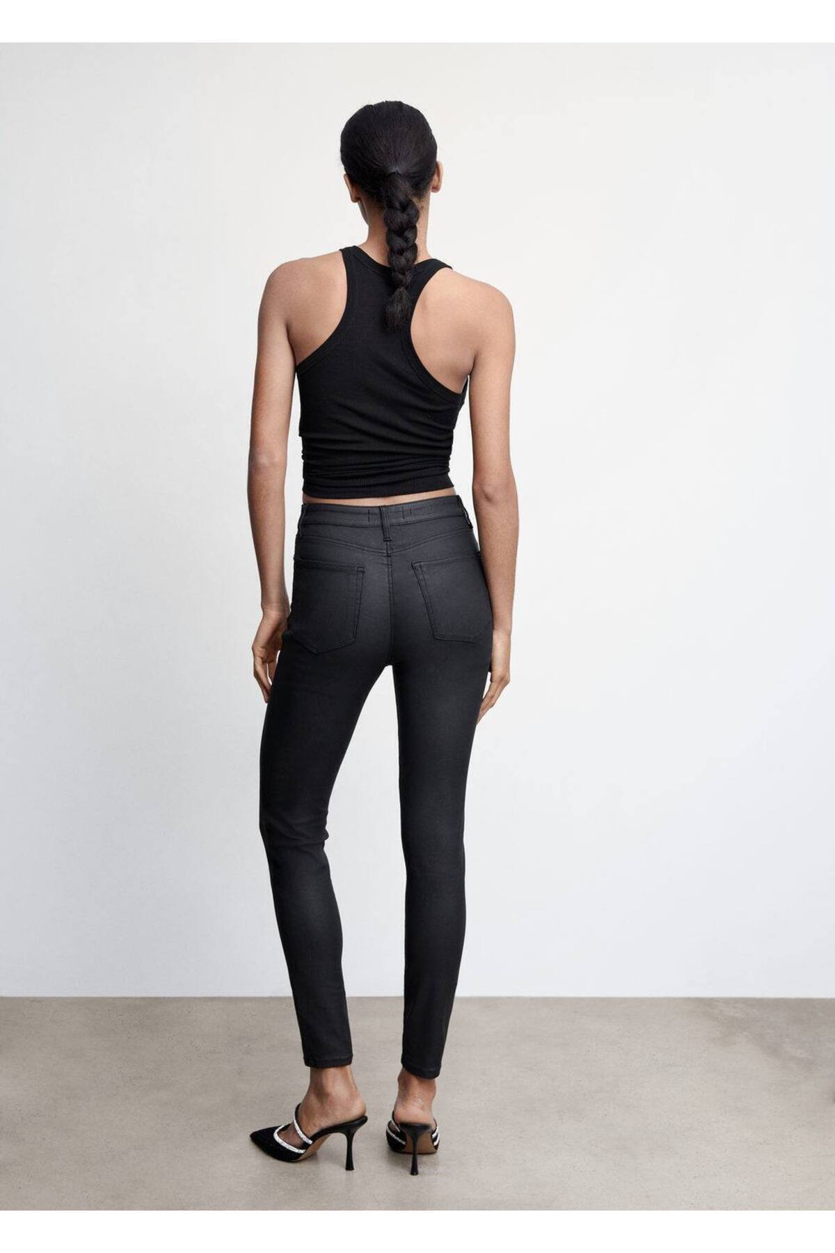 Mumlu Yüksek Belli Skinny Jean