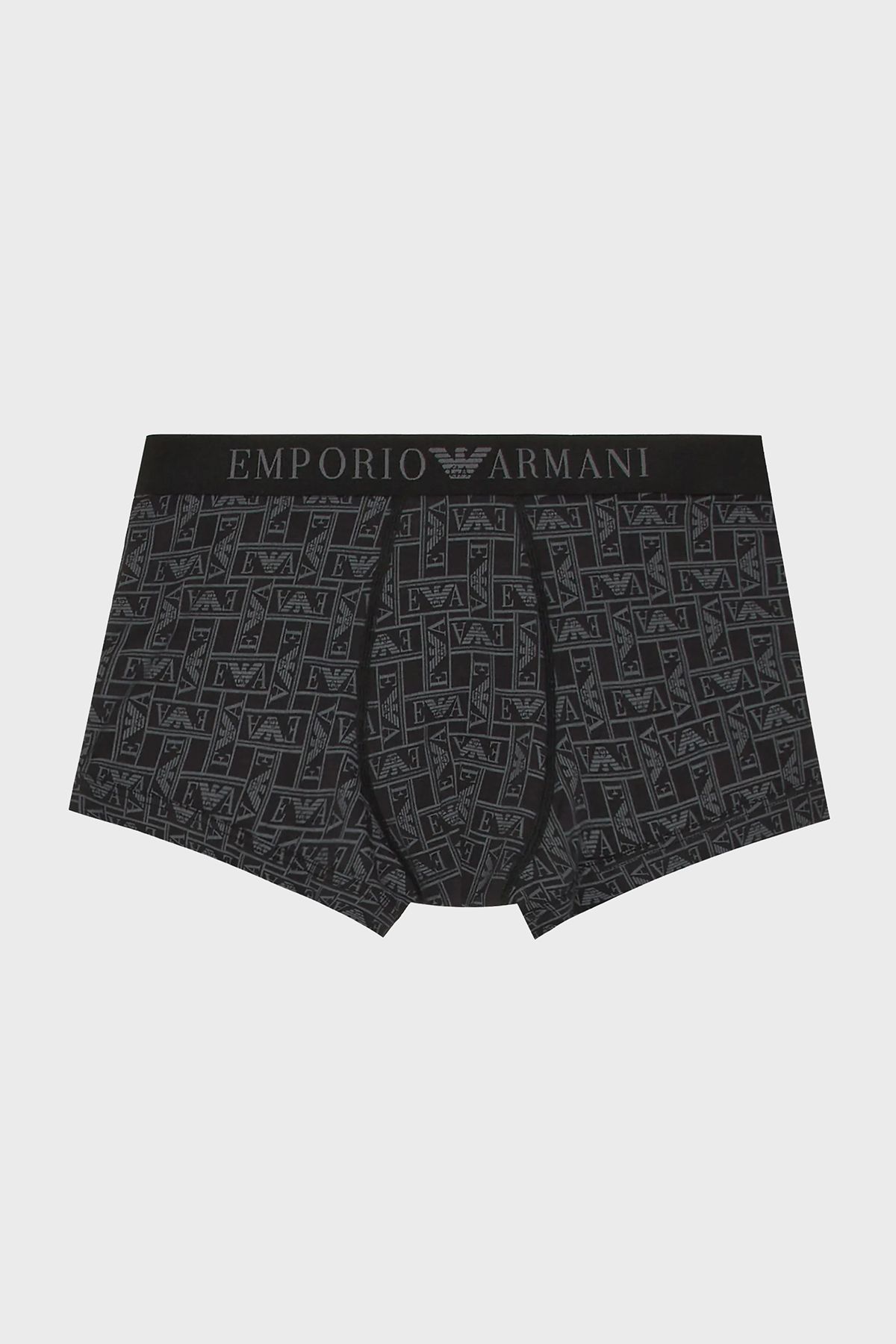 Мужские хлопковые боксеры Emporio Armani All Logo BOXER 111389 3F506 29221