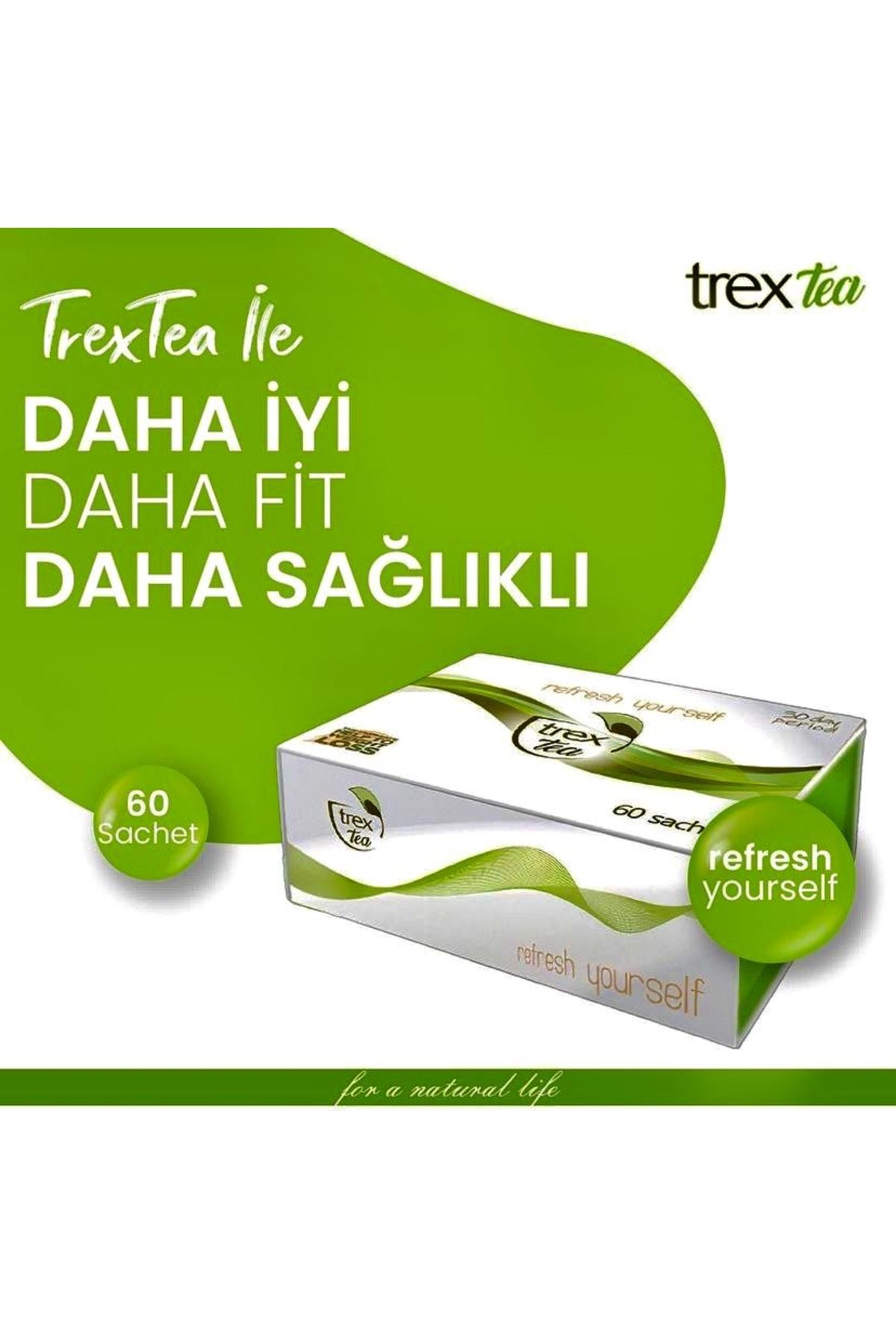 Trexta Trex Tea Karışık Bitkisel Çay - Detox Çayı - 3 Lü Paket 90