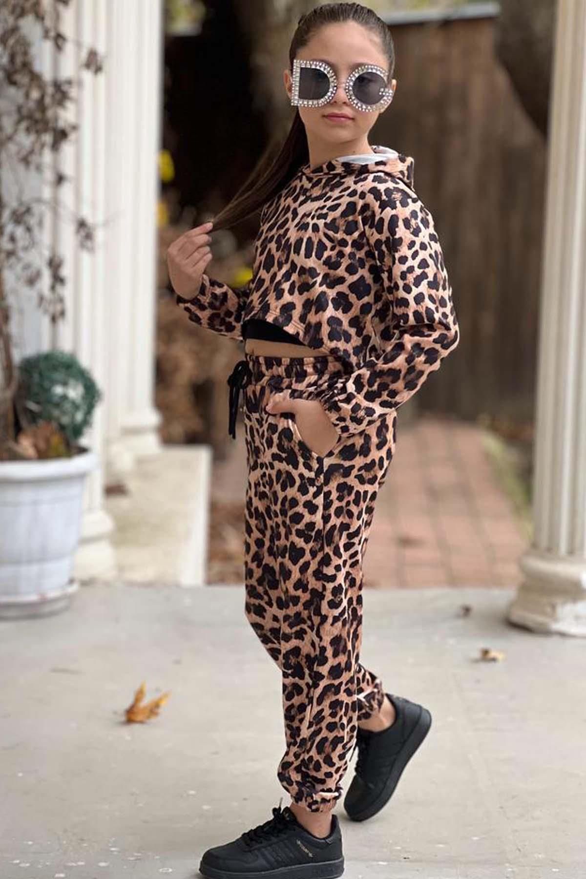 Leopard clearance print sweatsuit