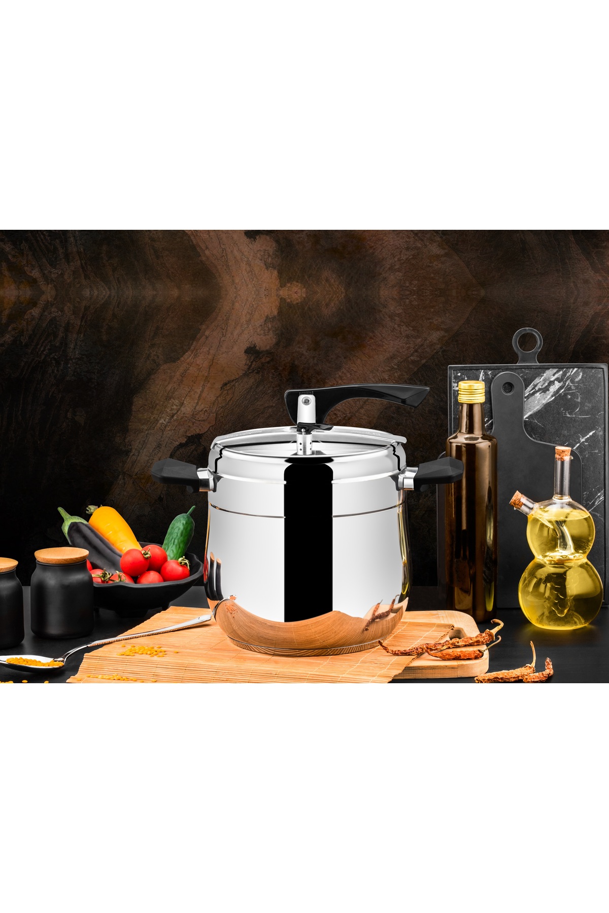 Rente 2-Piece Pressure Cooker Set 10 Lt,