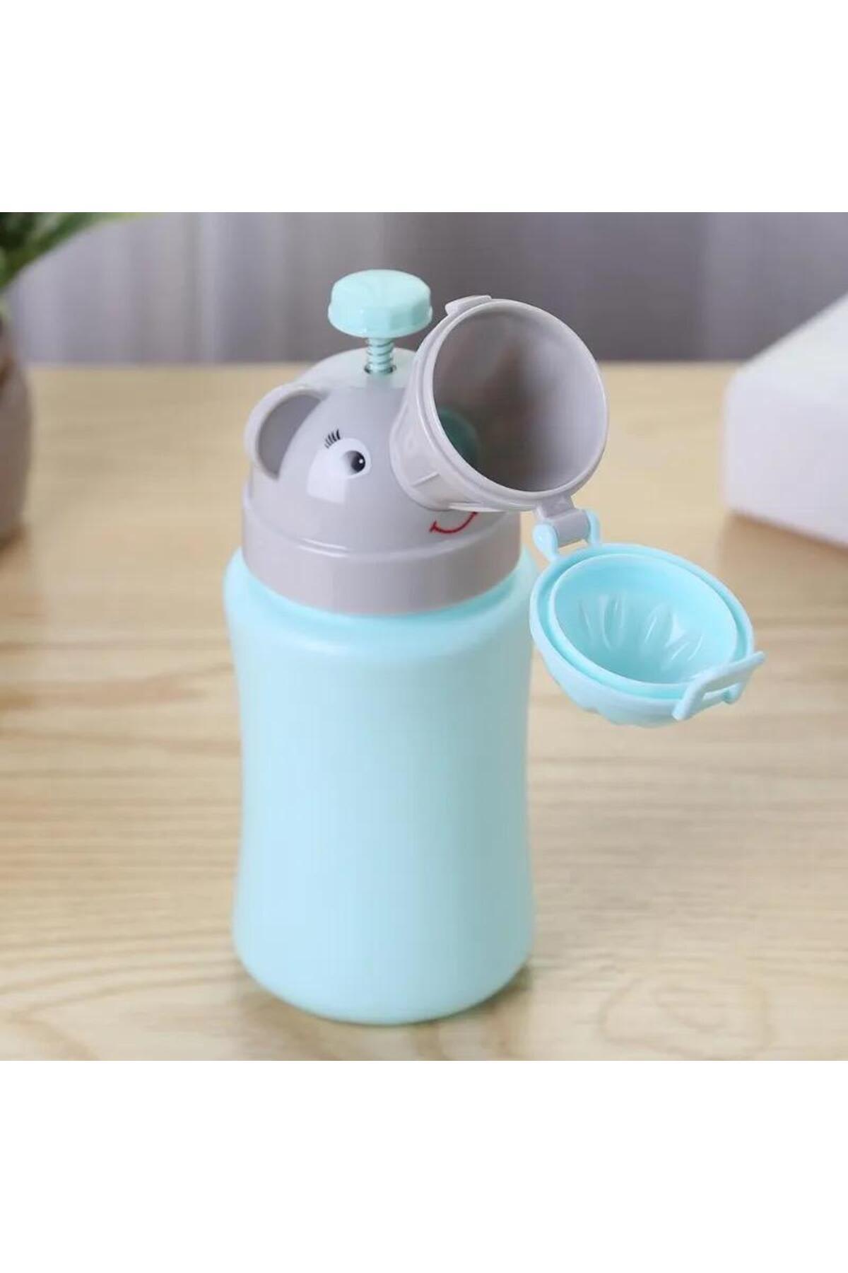 BLUE SİDE Taşınabilir Fincan Çocuk Bebek Pisuar Acil Tuvalet Çocuk Lazımlık Işemek Şişesi Idrar Kutusu Çocuk