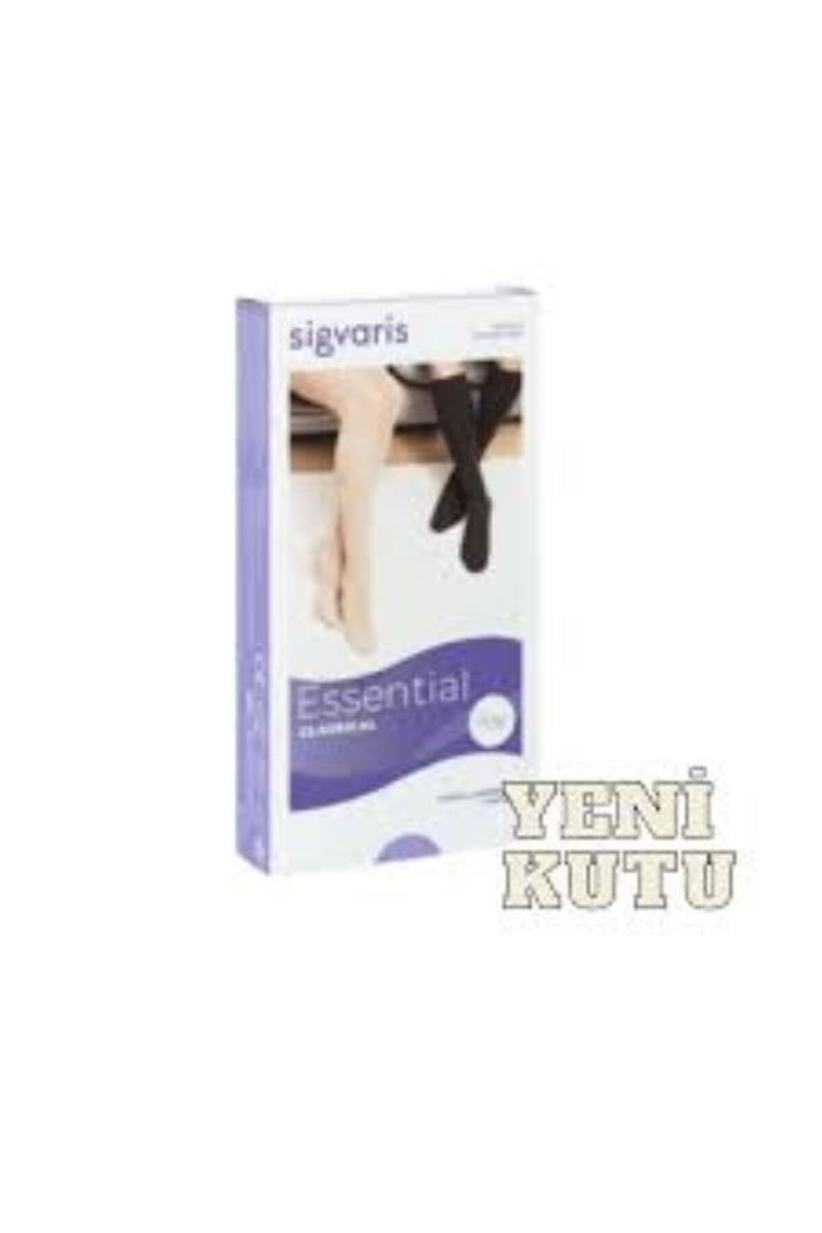 Sigvaris-Top Fine Select Ccl2 Above Knee Compression Socks L Short (Open Toe) 2