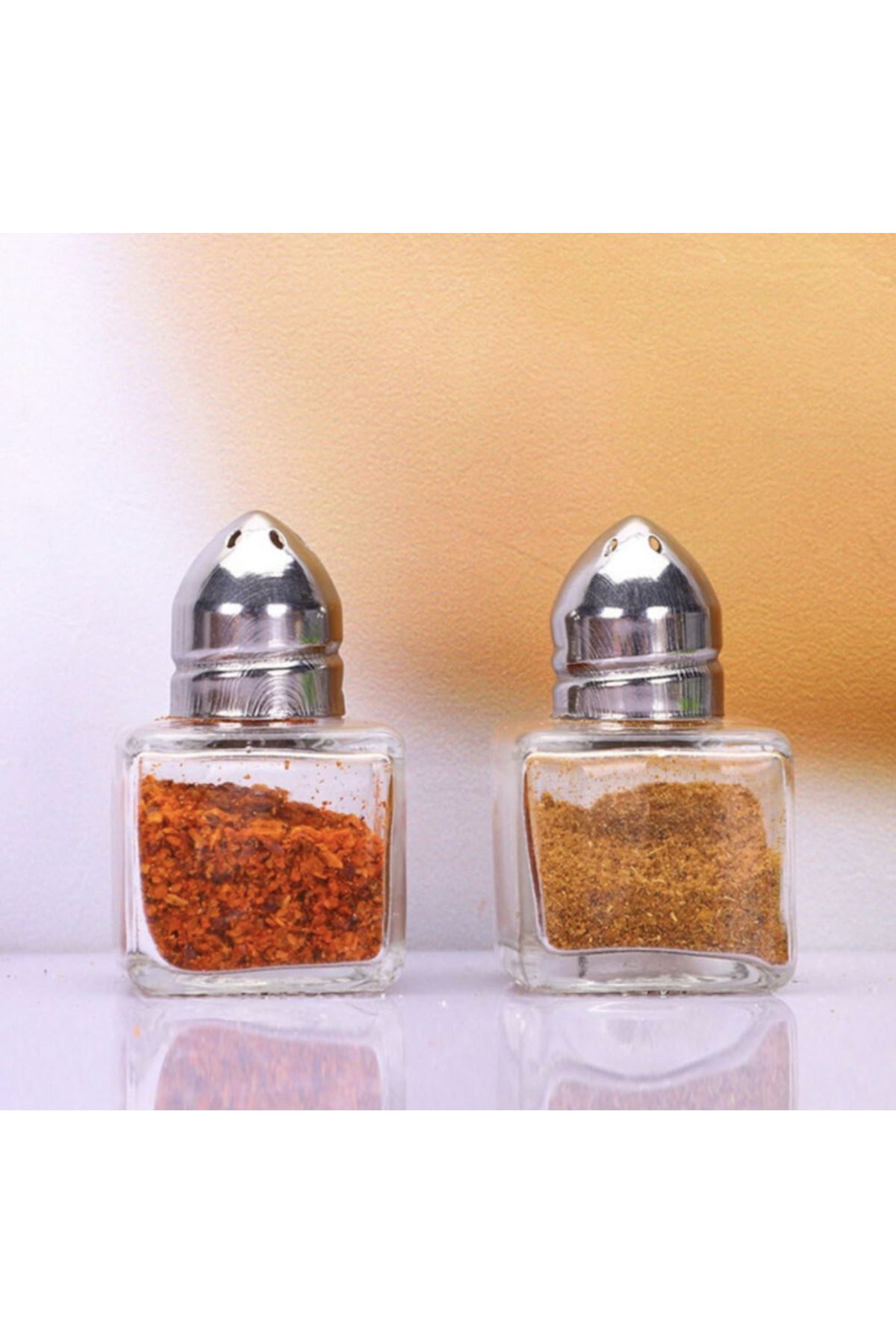 PEGA HOME Salt Pepper Shakers Brown Glass Trendyol