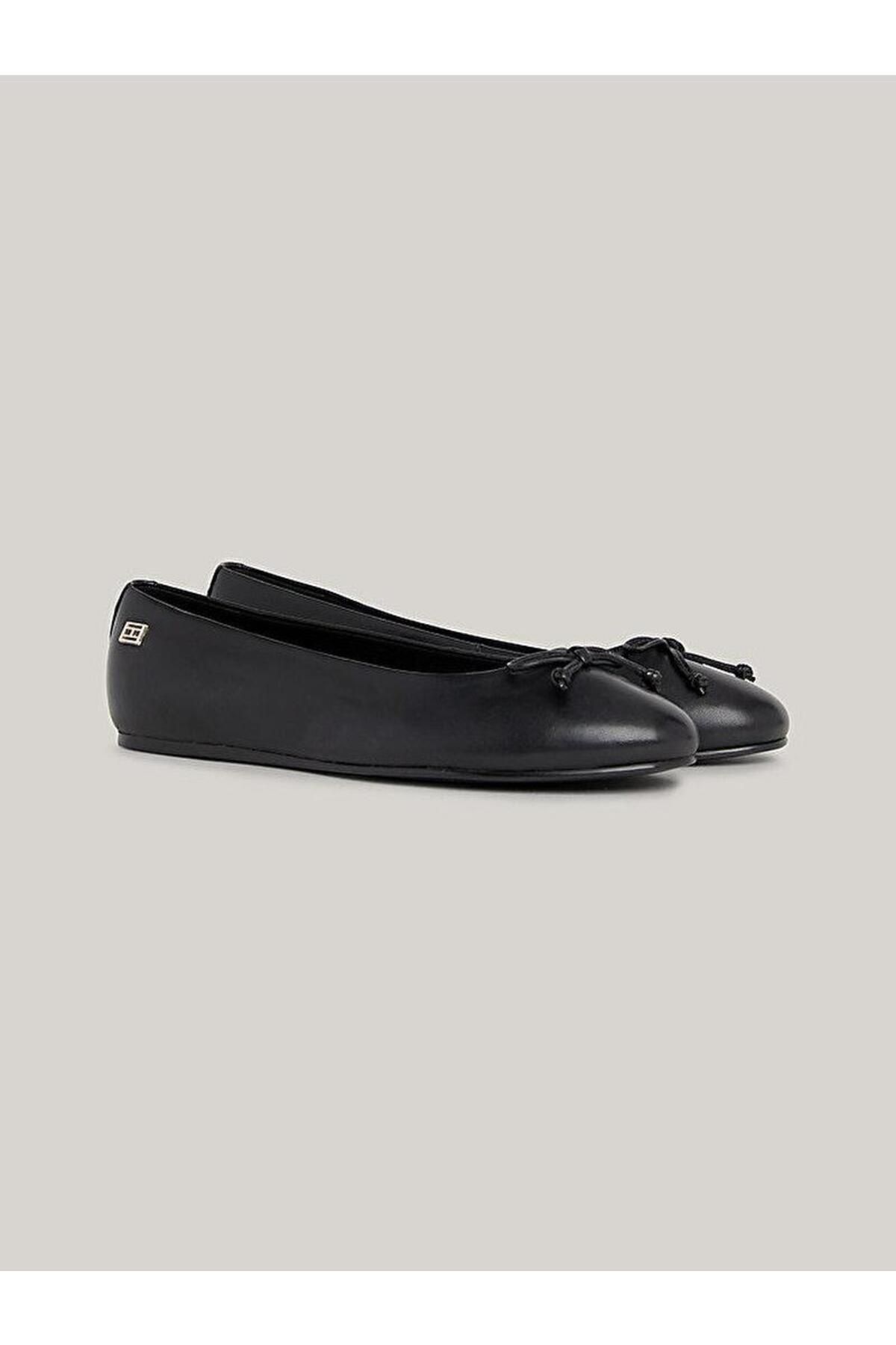 Tommy Hilfiger Loafer Shoes Black Flat Trendyol