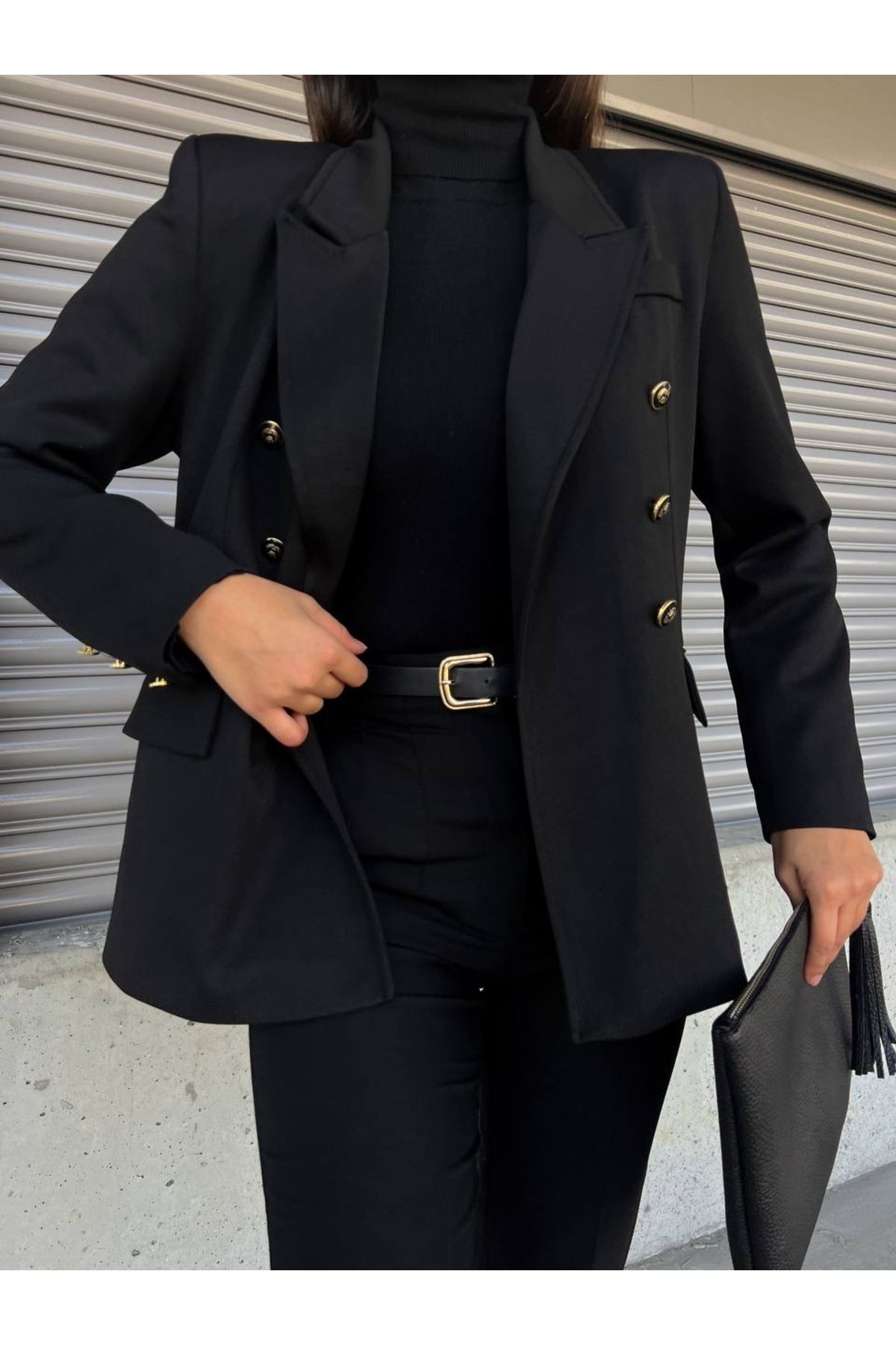 Rimanere Giovani Women s Blazer Jacket Black